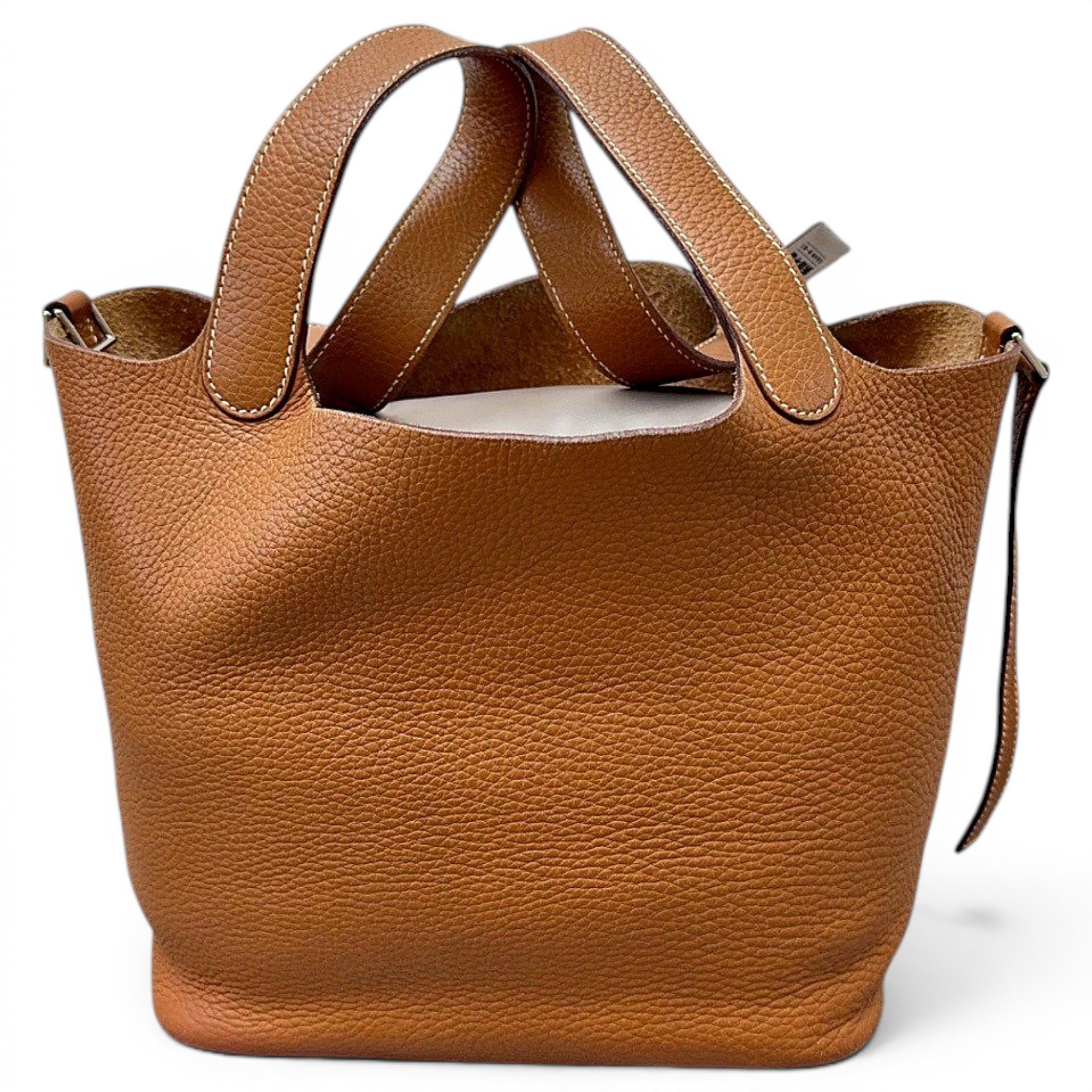 Picotin leather handbag