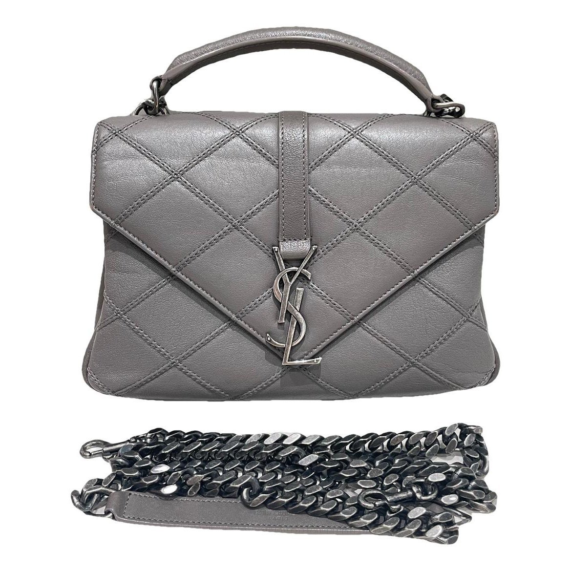 Collége monogramme leather handbag