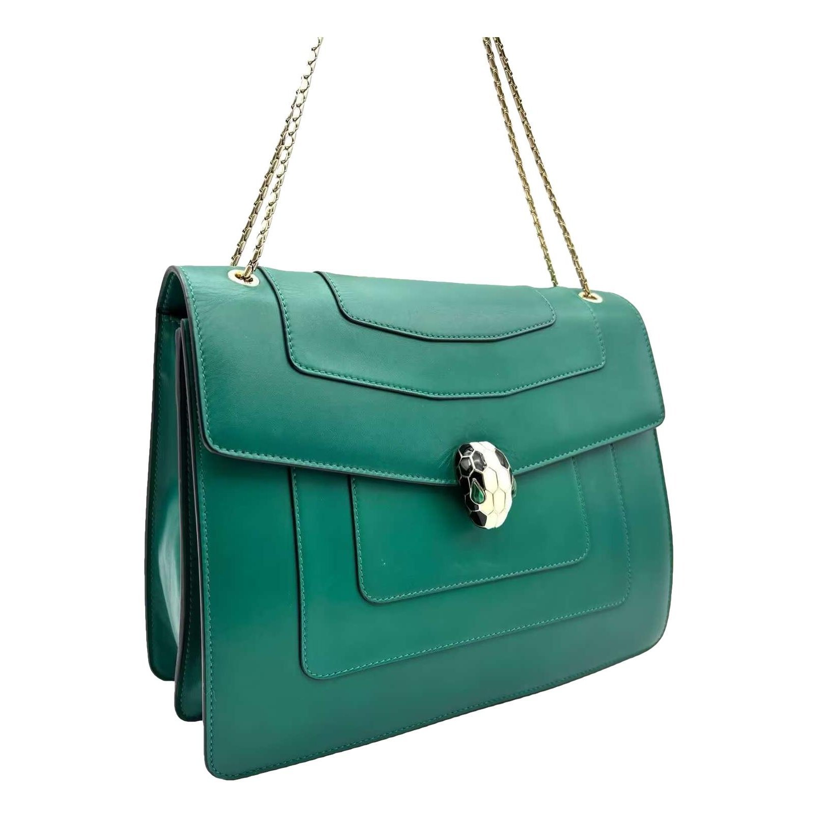 Serpenti leather crossbody bag