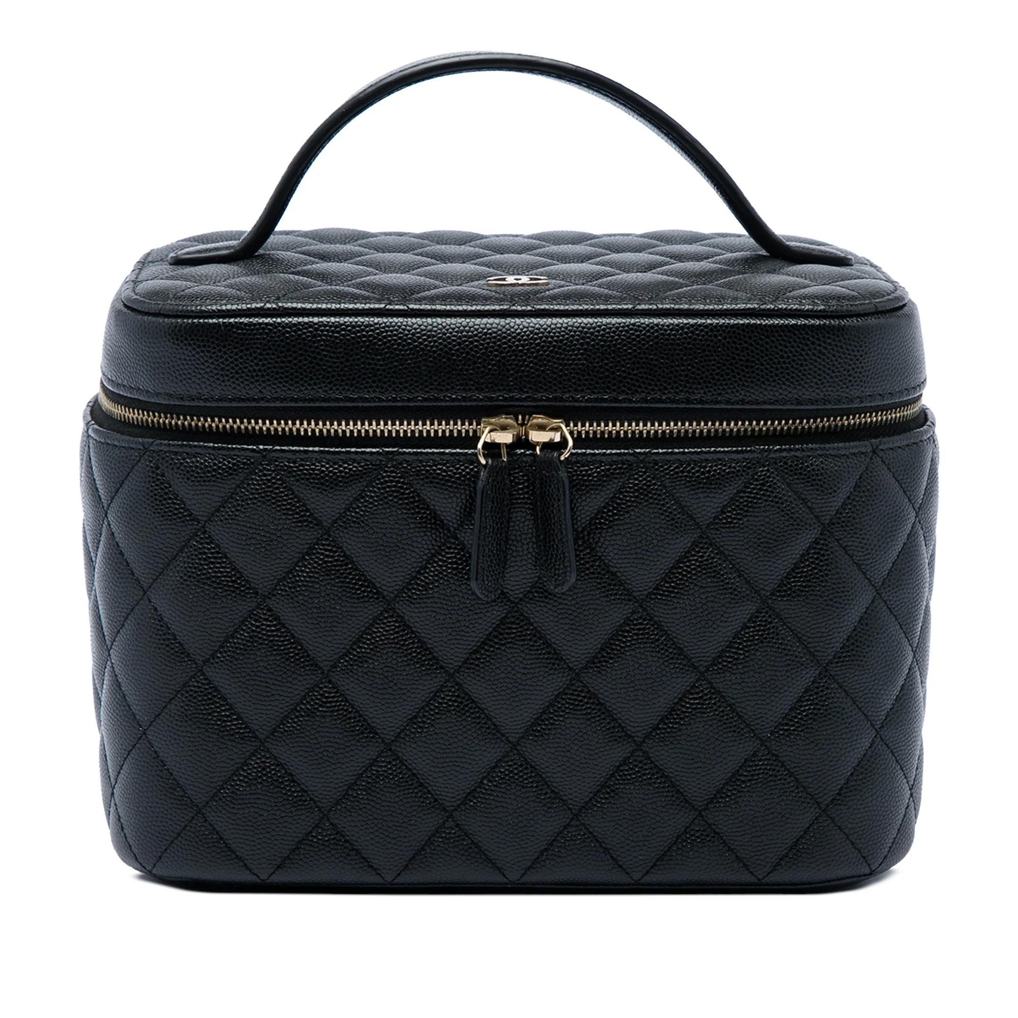 Vanity leather handbag