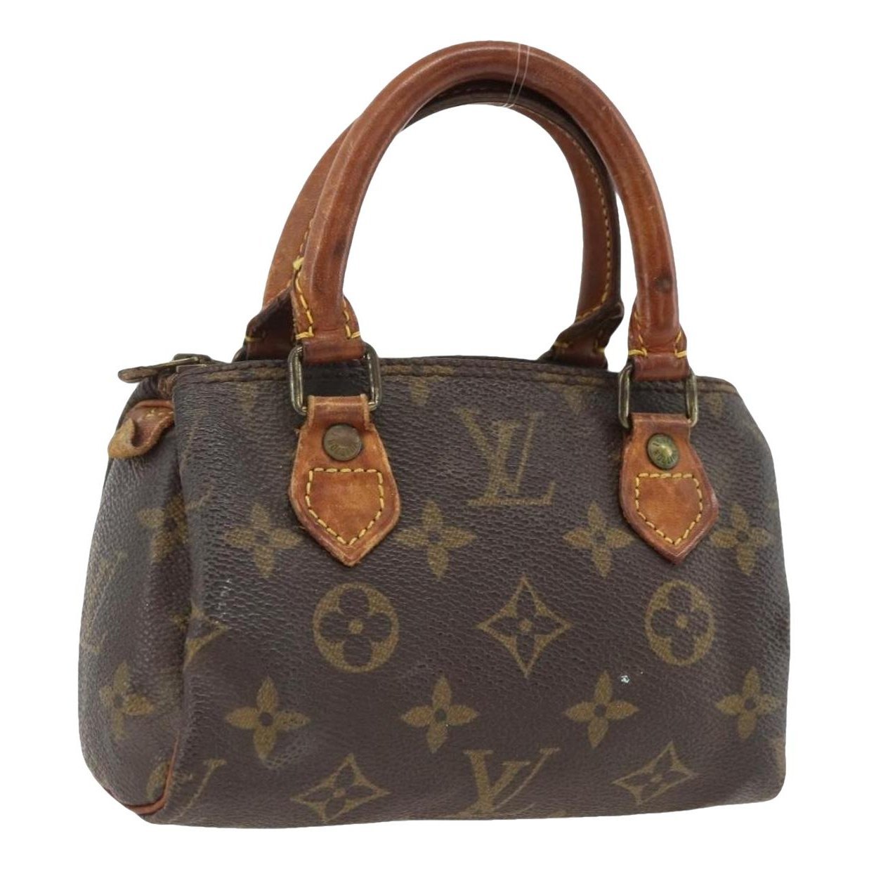 Nano Speedy / Mini HL leather handbag