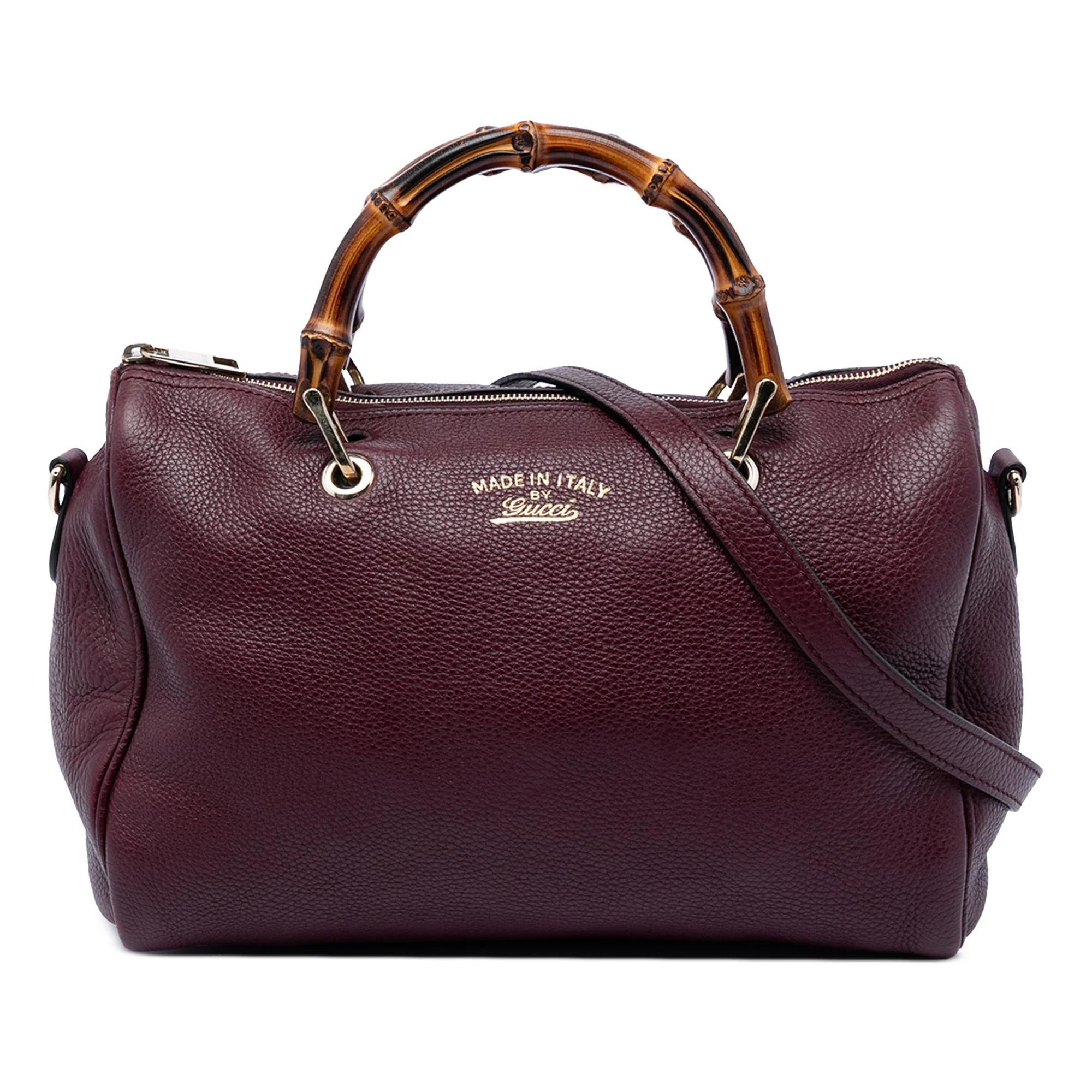 Bamboo pony-style calfskin bag