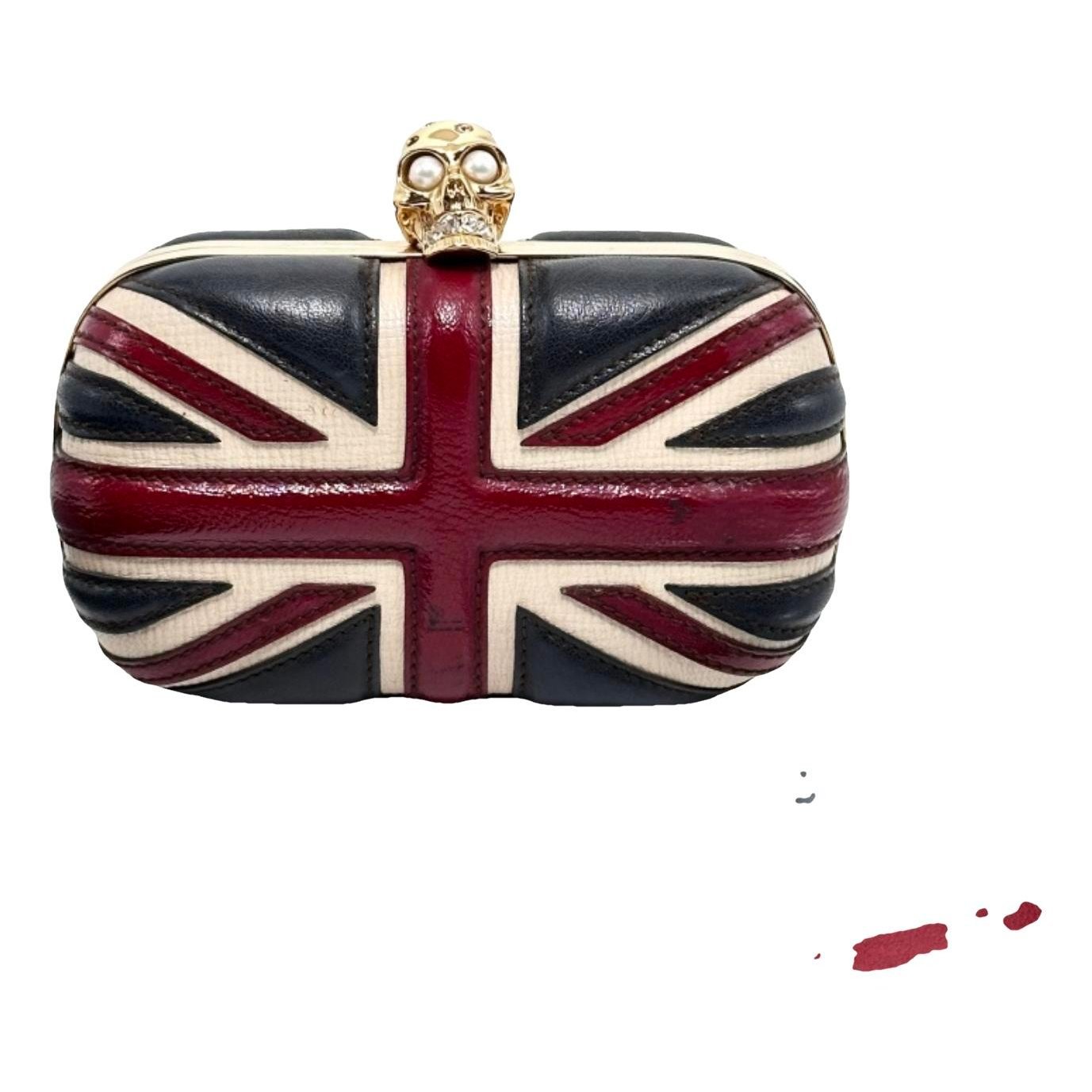 Alexander McQueen Skull leather mini bag