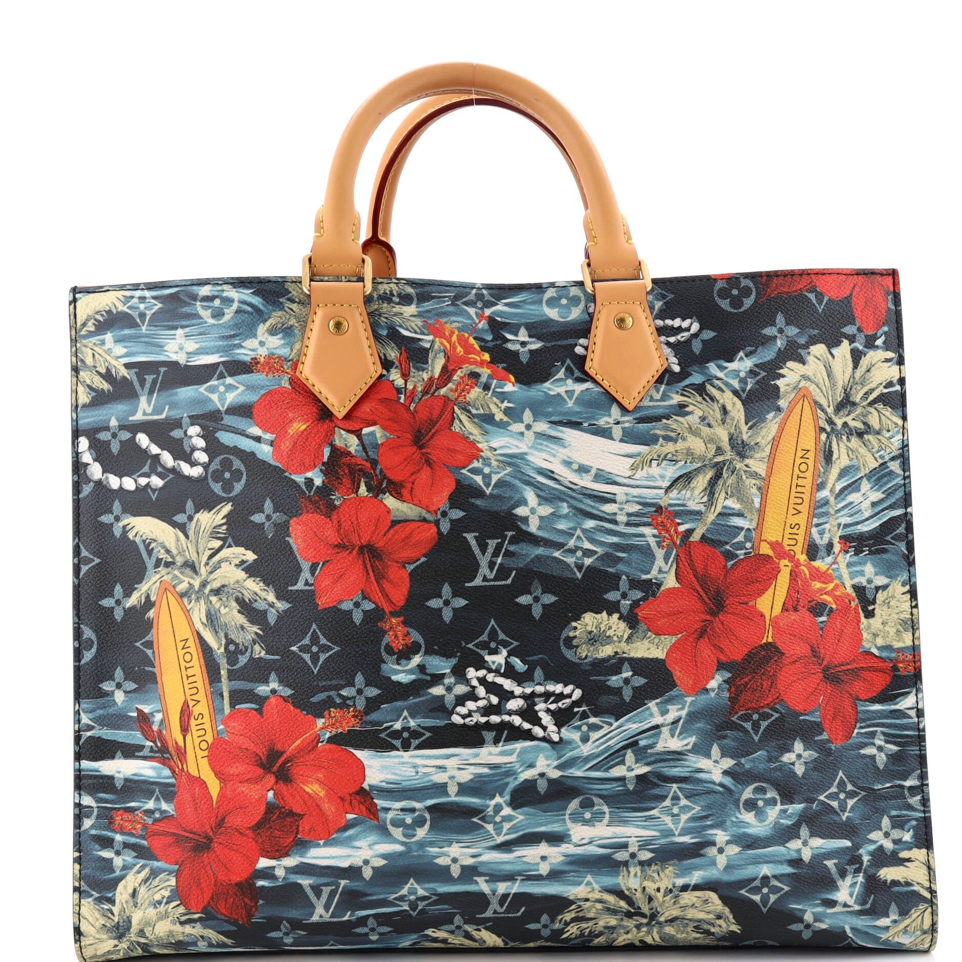 Sac Plat 24H Bag Limited Edition Surfing Monogram Canvas