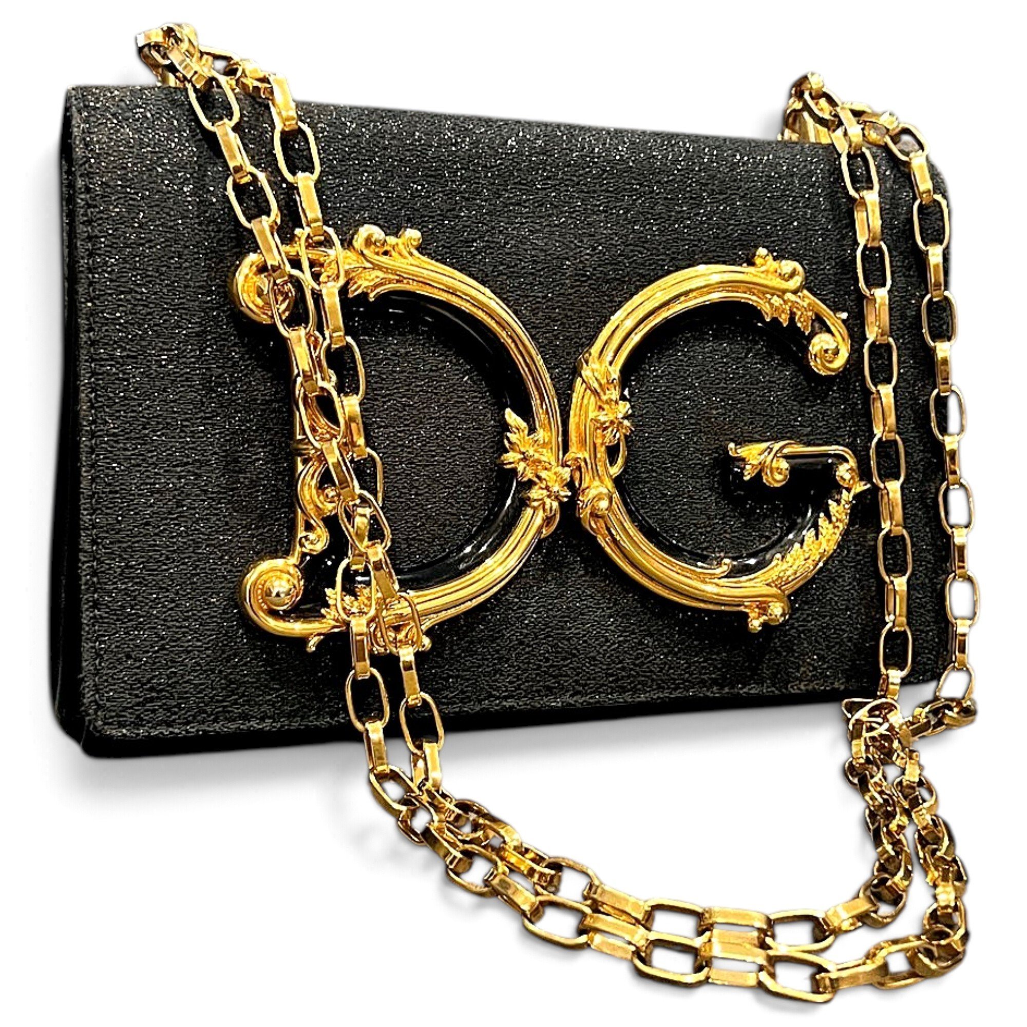 DG Girls leather crossbody bag