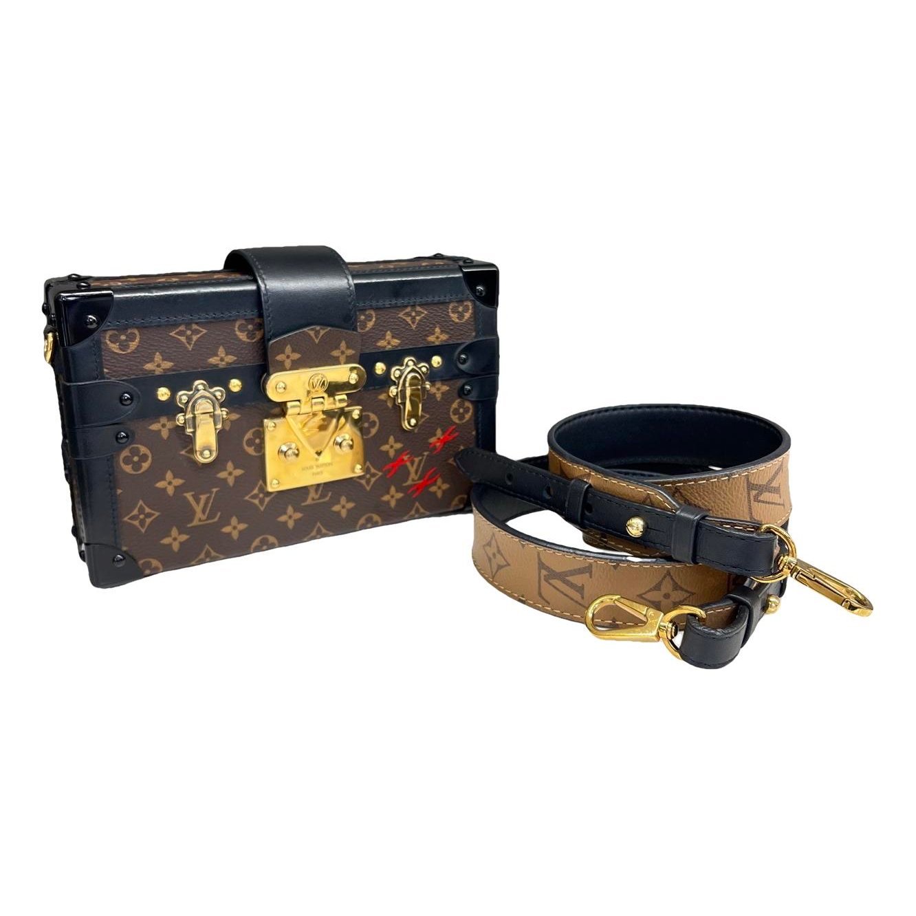 Petite Malle leather handbag