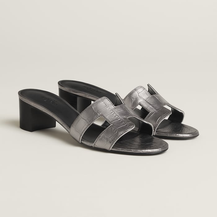 Gris Argenté Oasis Sandal