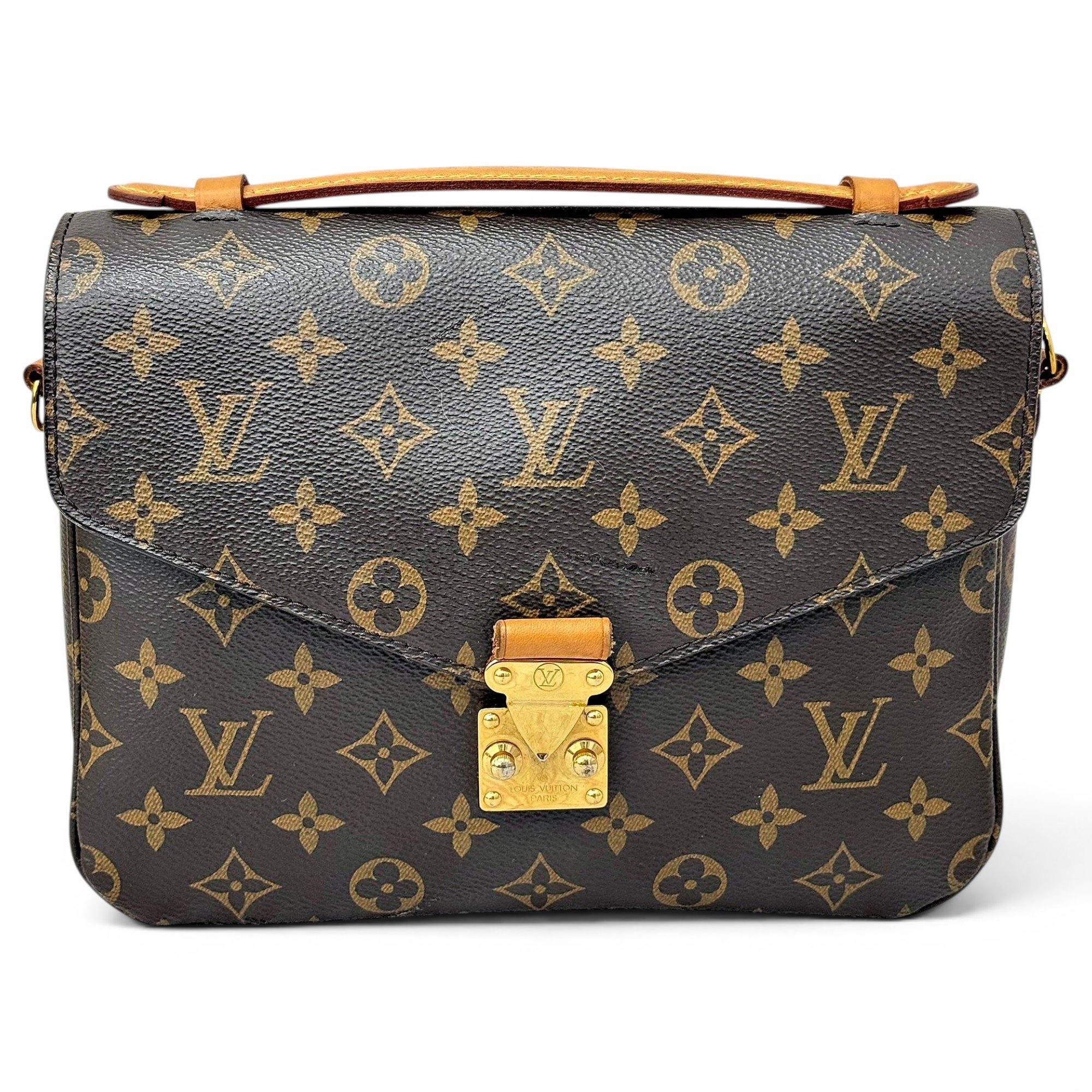 Metis leather handbag