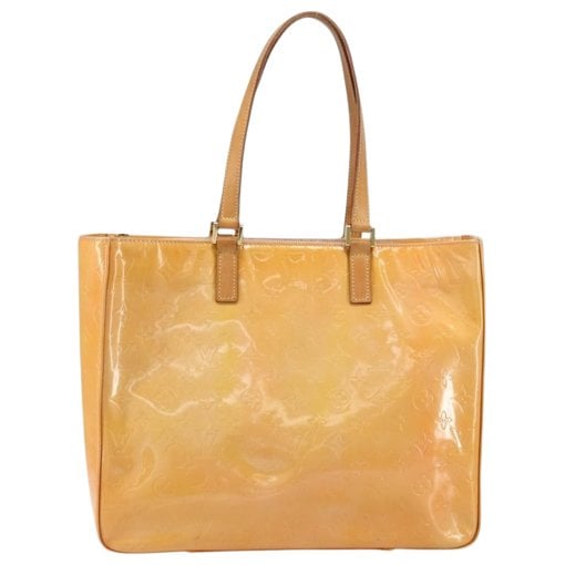 Columbus patent leather tote