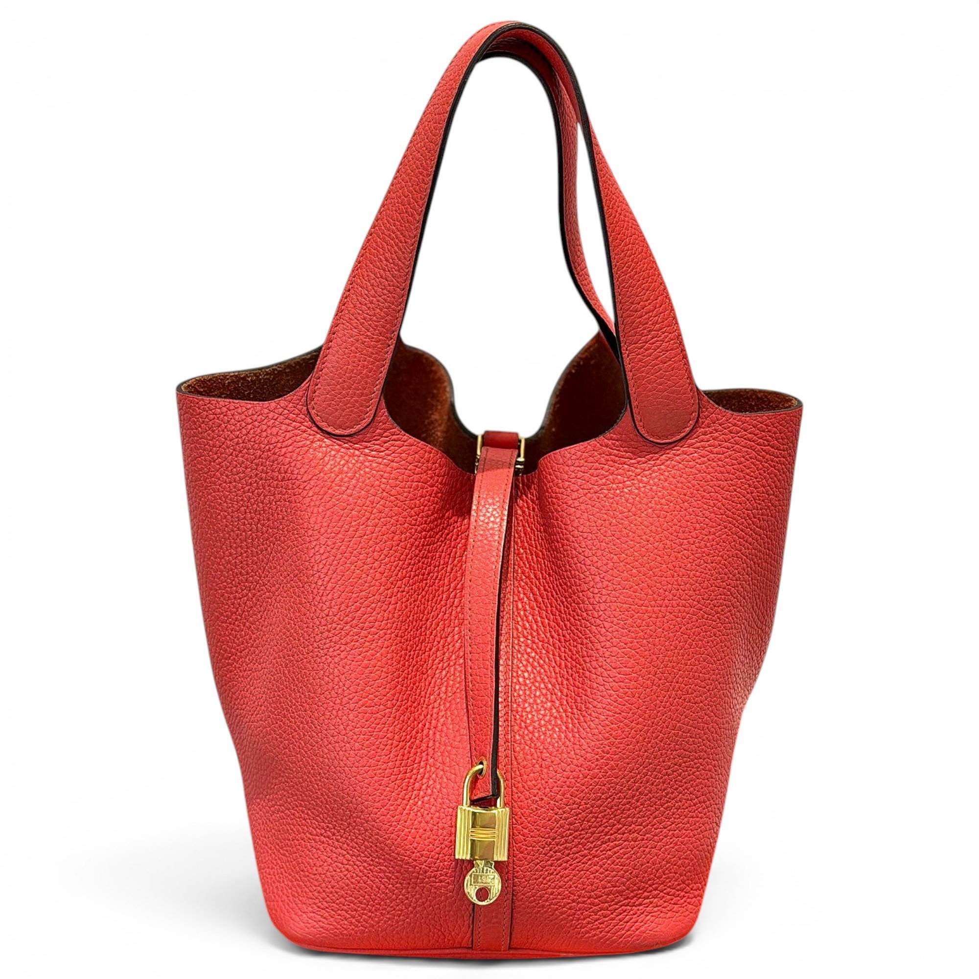 Picotin leather handbag