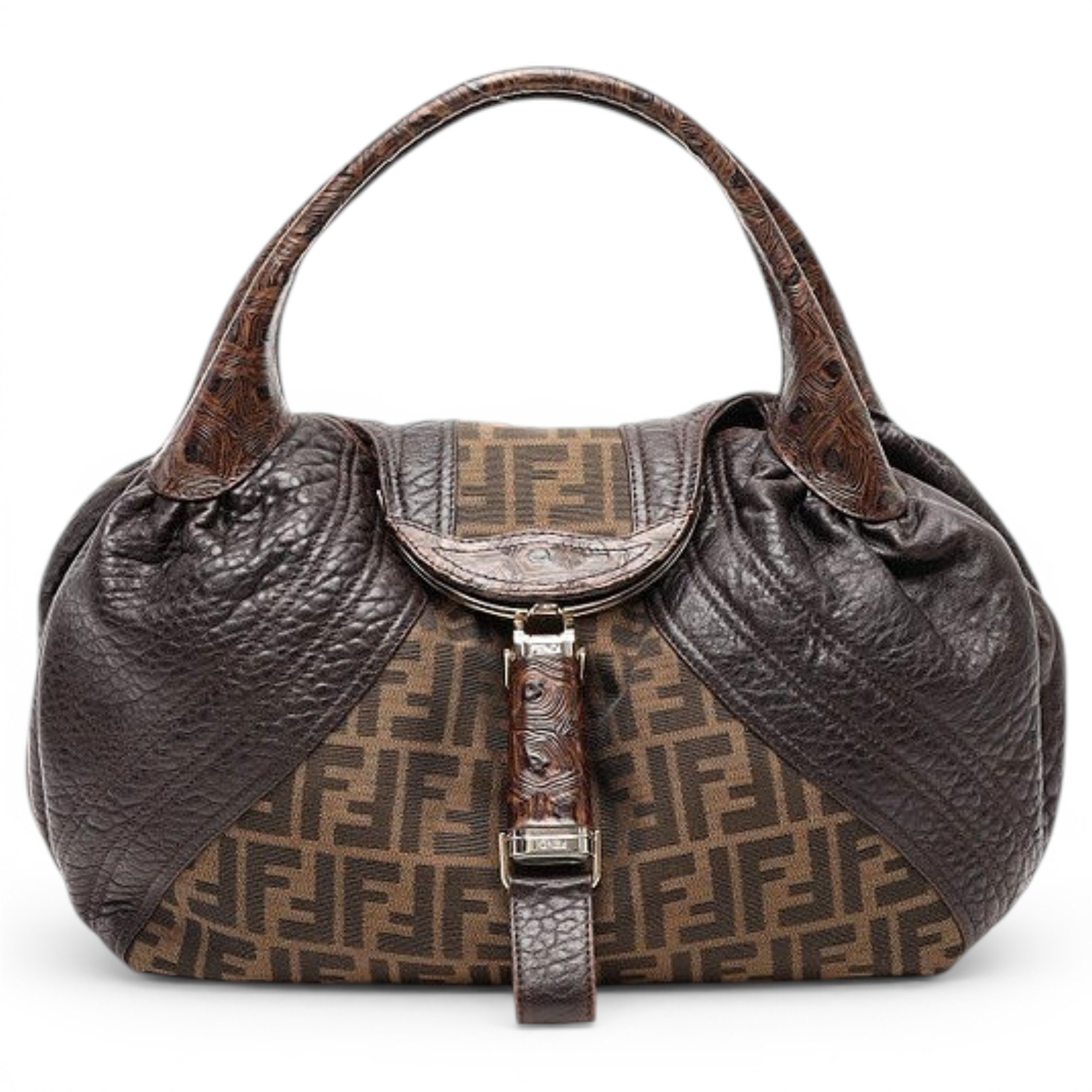 Spy leather handbag