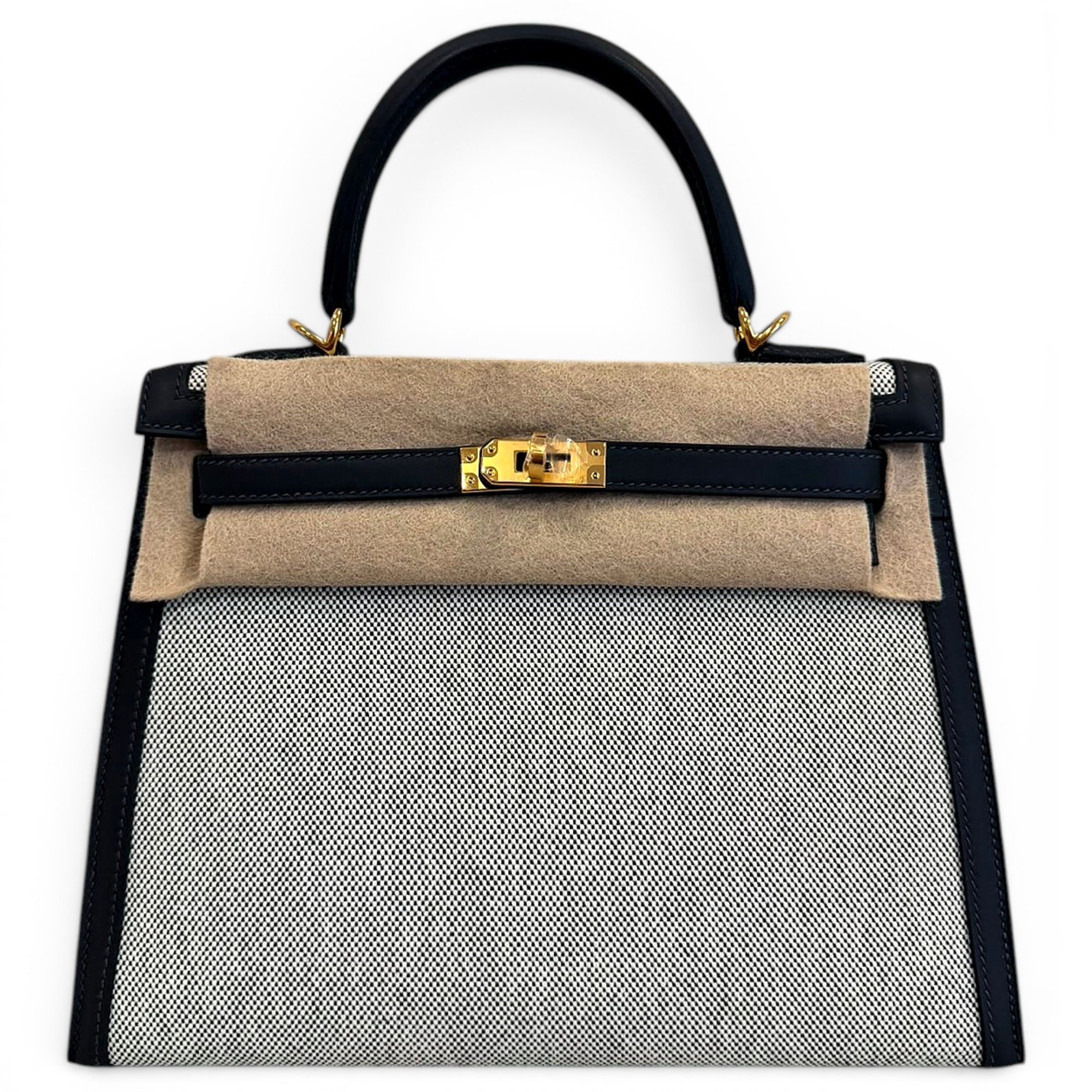 Kelly 25 cloth handbag