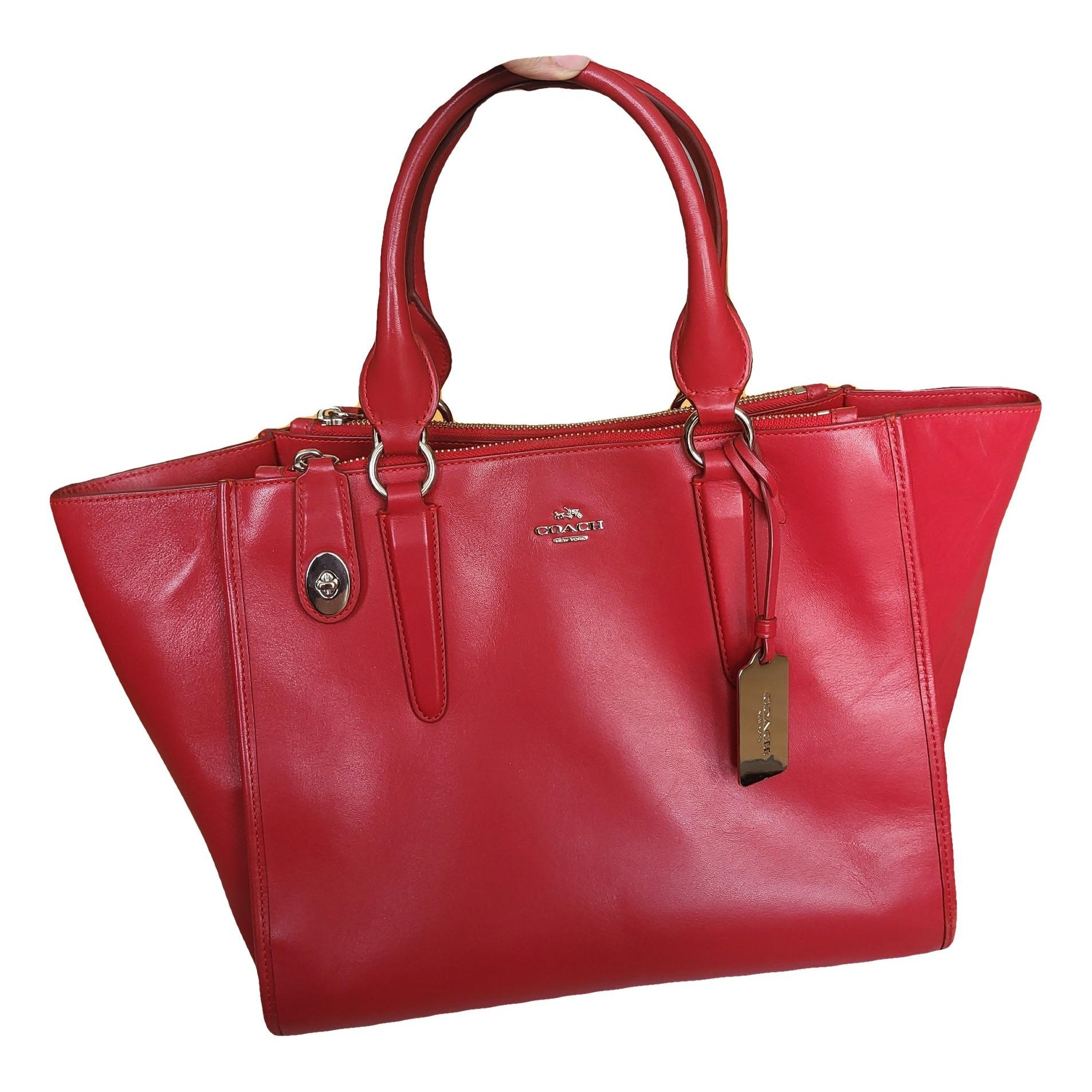 Leather handbag
