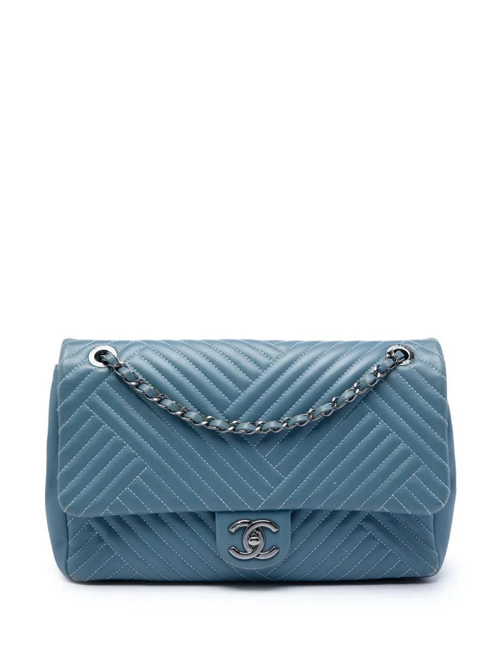 2015-2016 Large Lambskin CC Crossing Flap shoulder bag