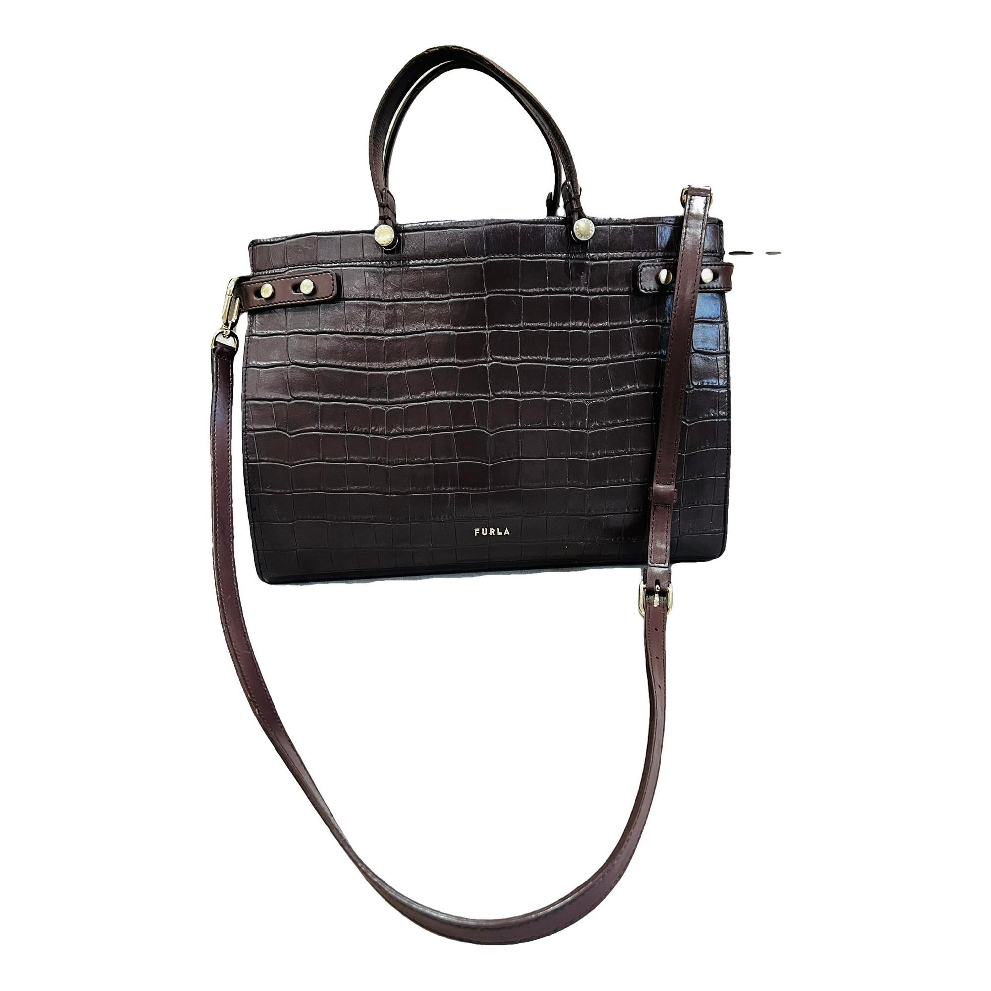 Leather crossbody bag
