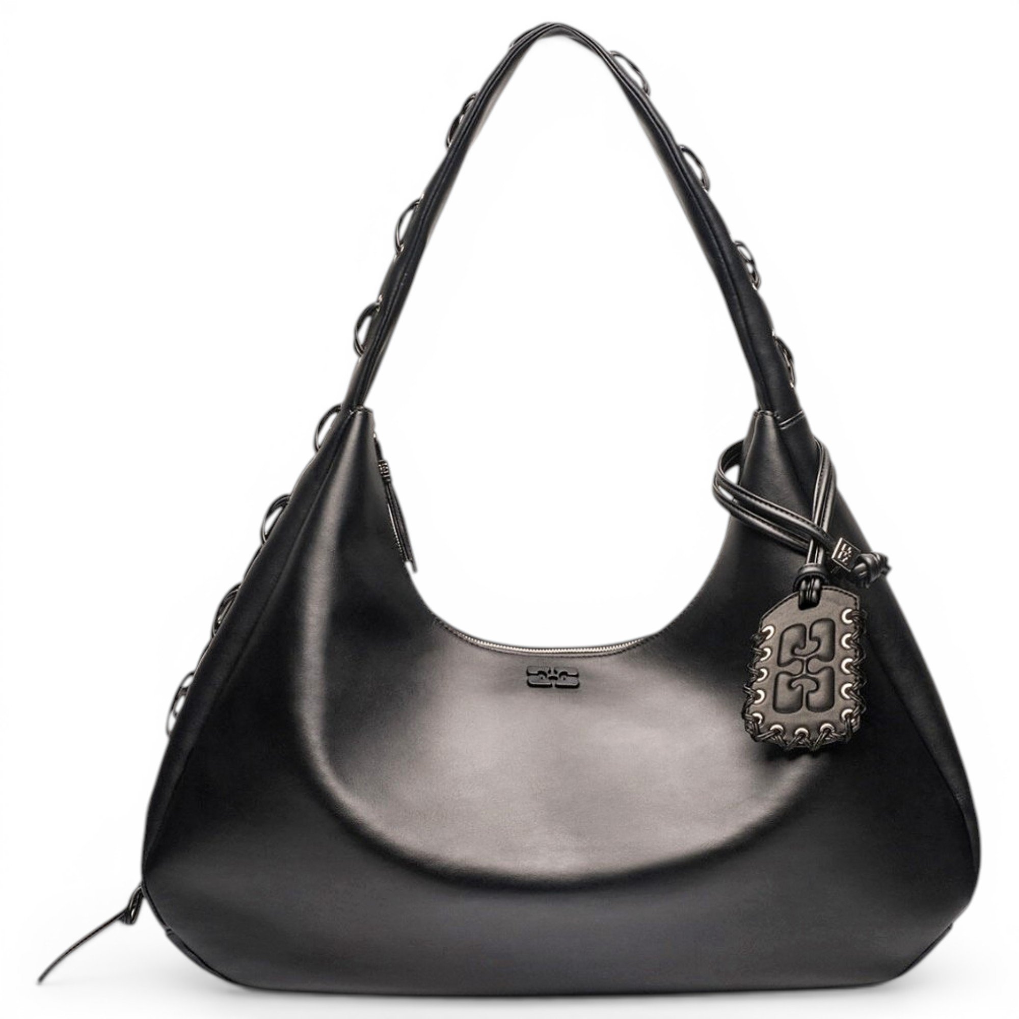 Hobo leather handbag