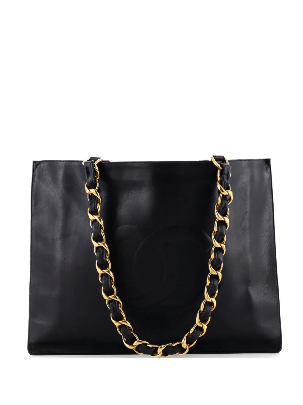 CC Chain Lambskin XL tote bag