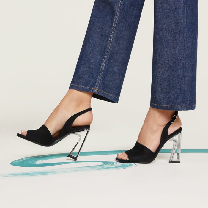 Noir Kristal 105 Sandal