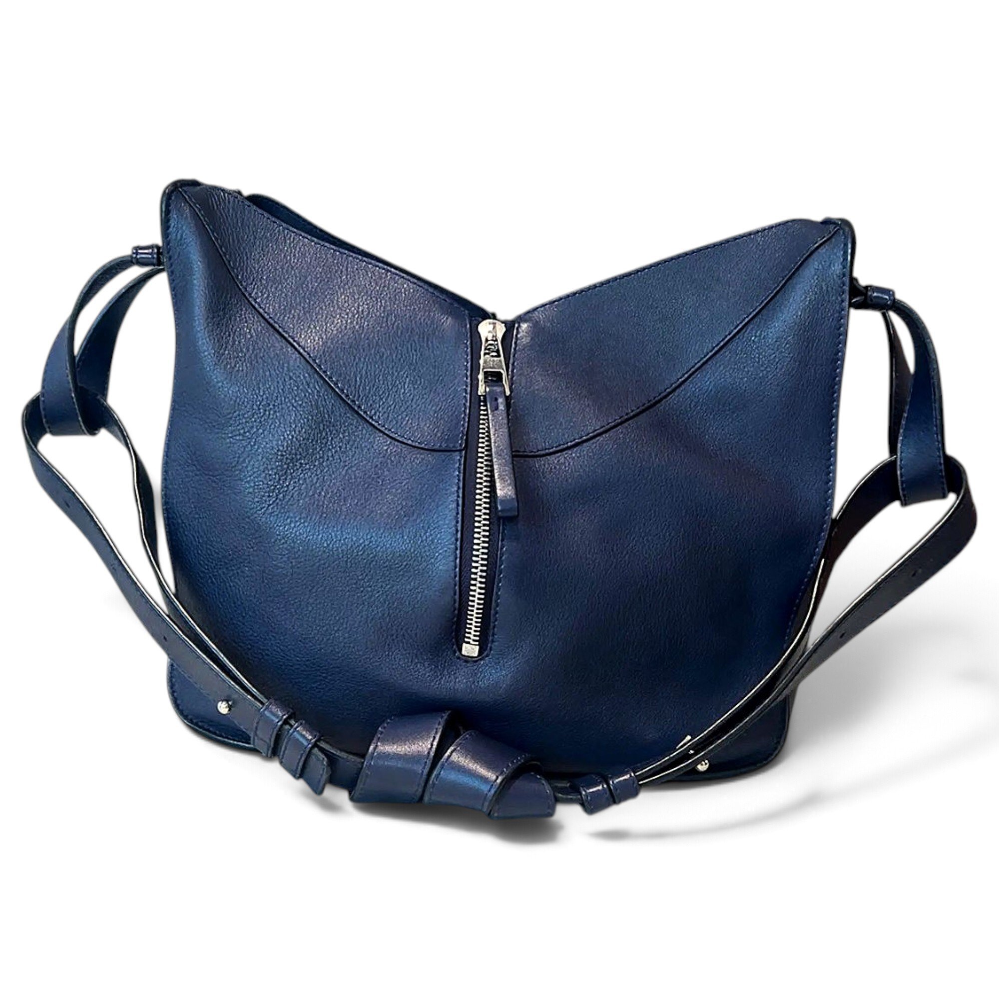 Hammock leather handbag