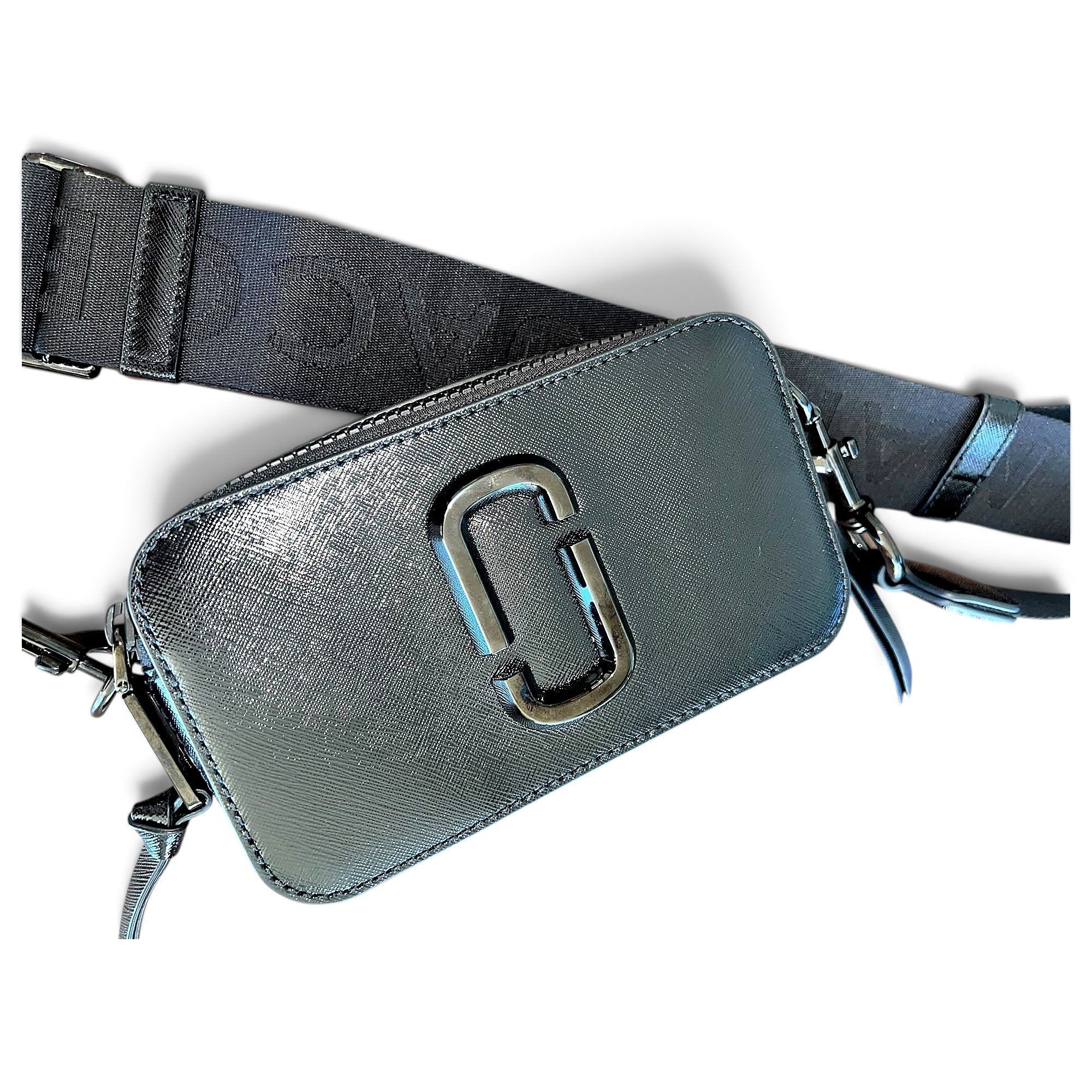 Snapshot leather crossbody bag