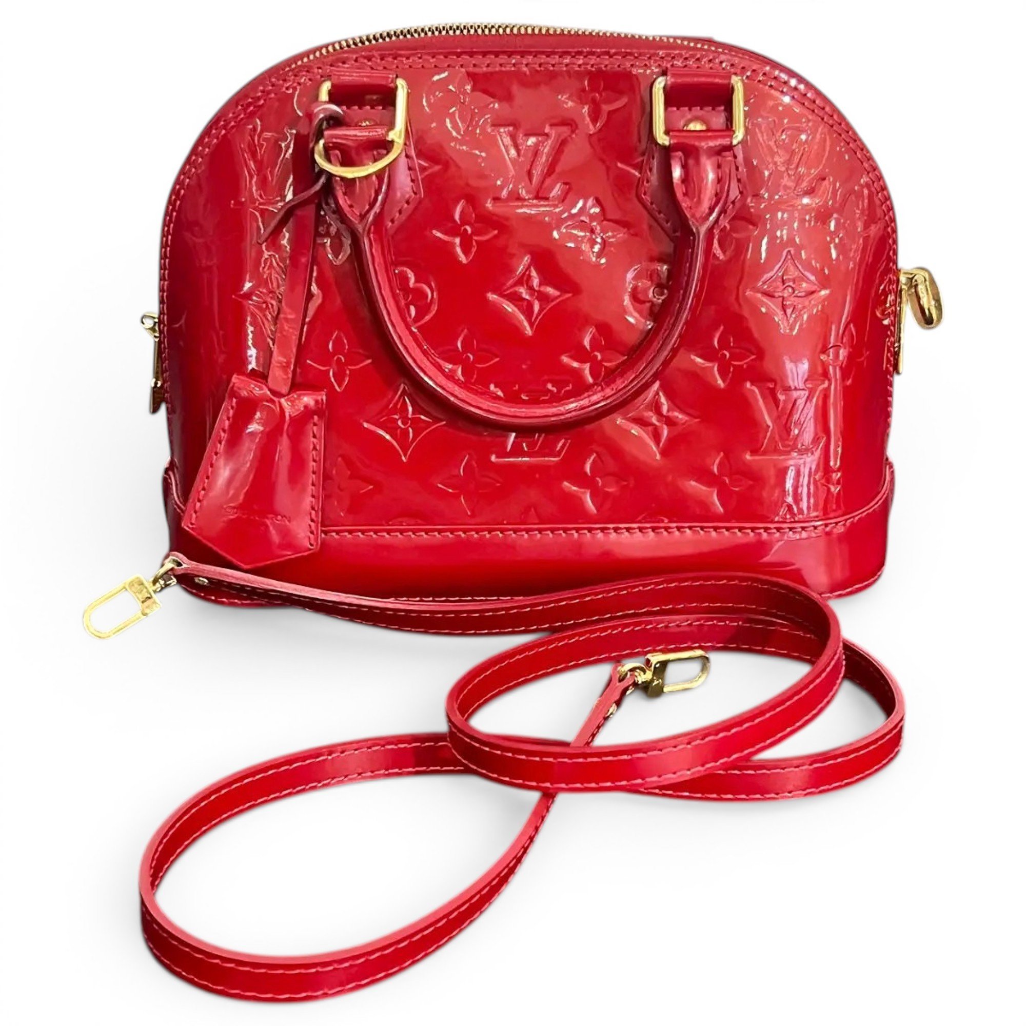 Alma BB patent leather crossbody bag