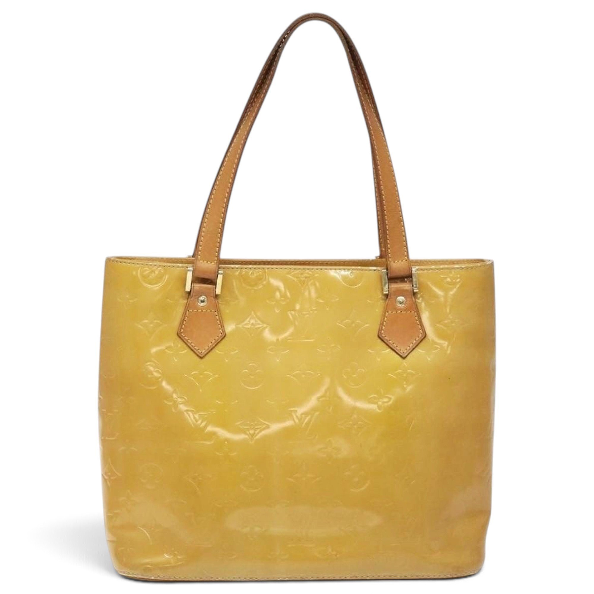 Houston patent leather tote