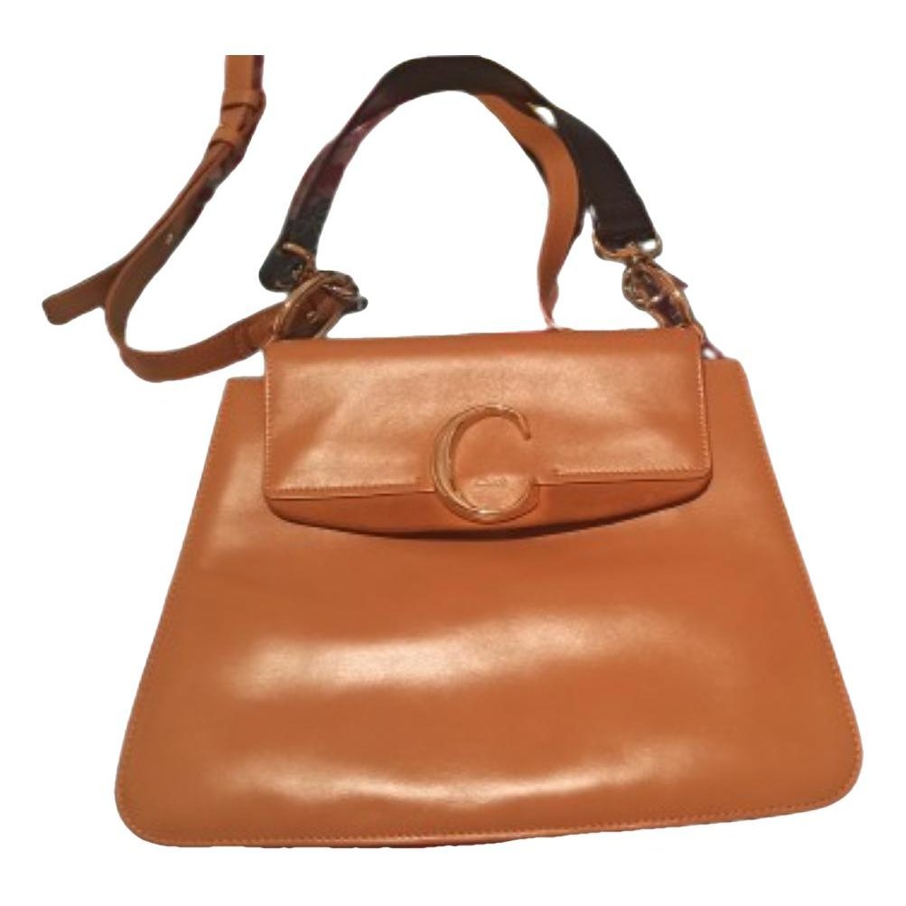 C leather handbag