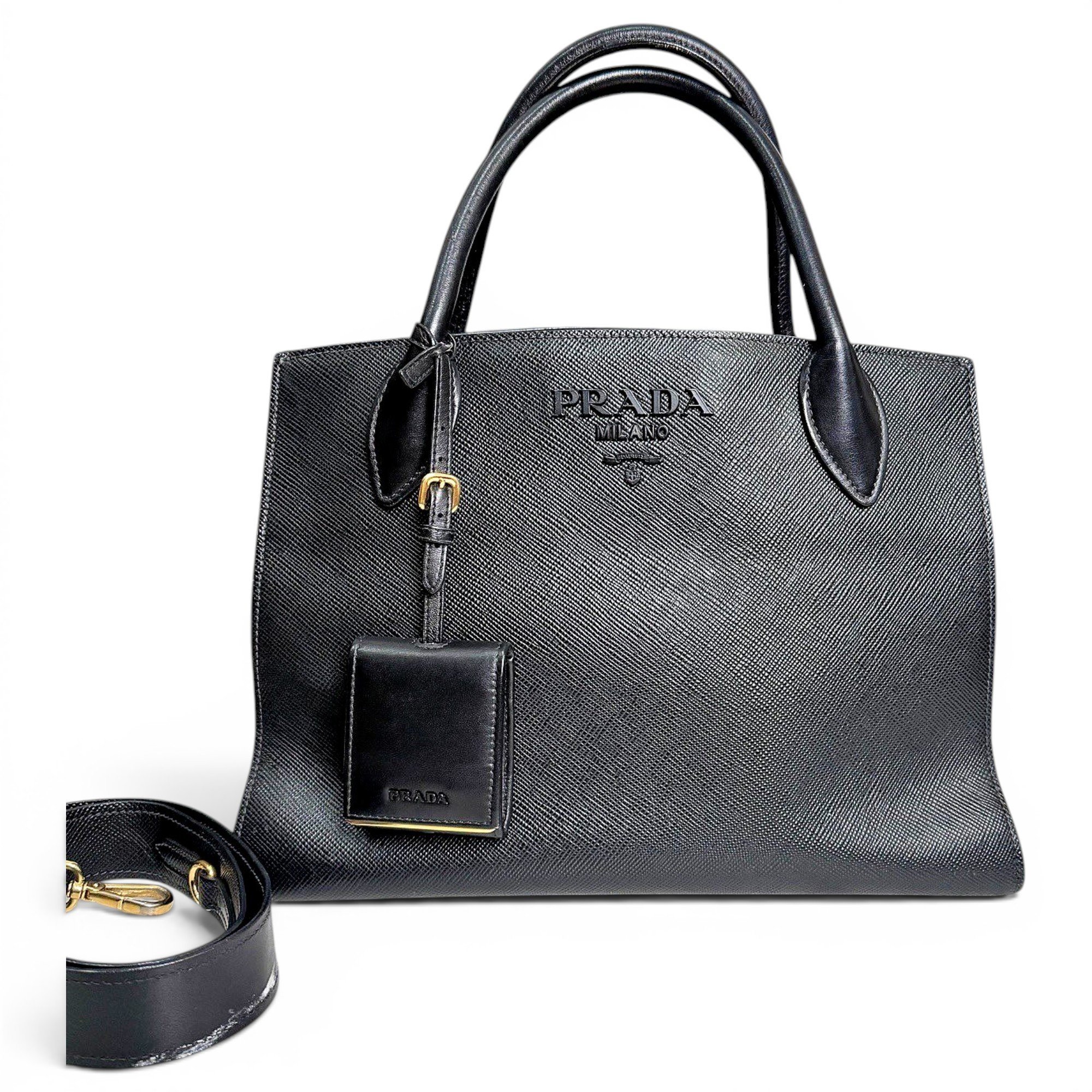 Leather handbag