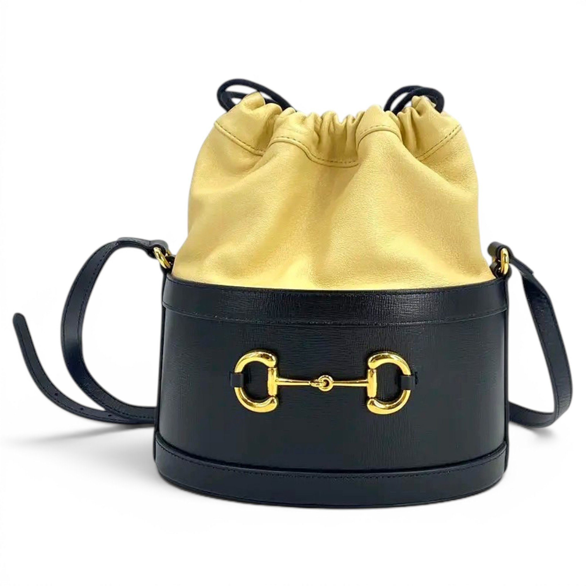 Horsebit 1955 Bucket leather crossbody bag