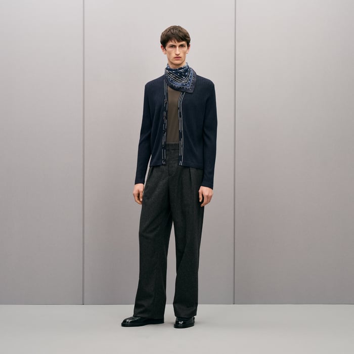 Marine "Detail Etriviere Alpaga" Cardigan