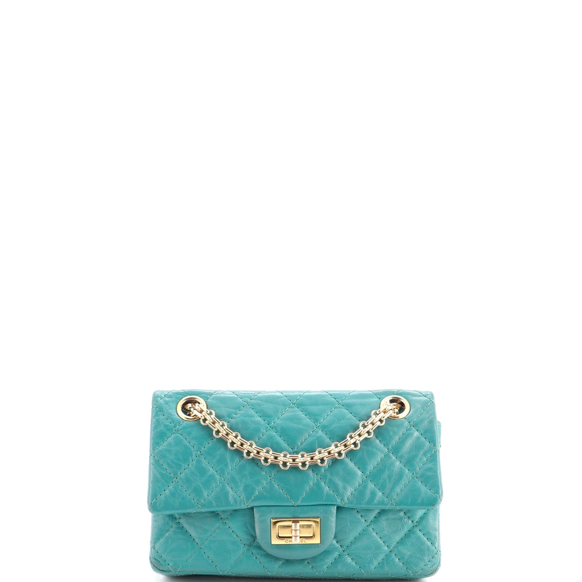Reissue 2.55 Flap Bag Quilted Aged Calfskin Mini