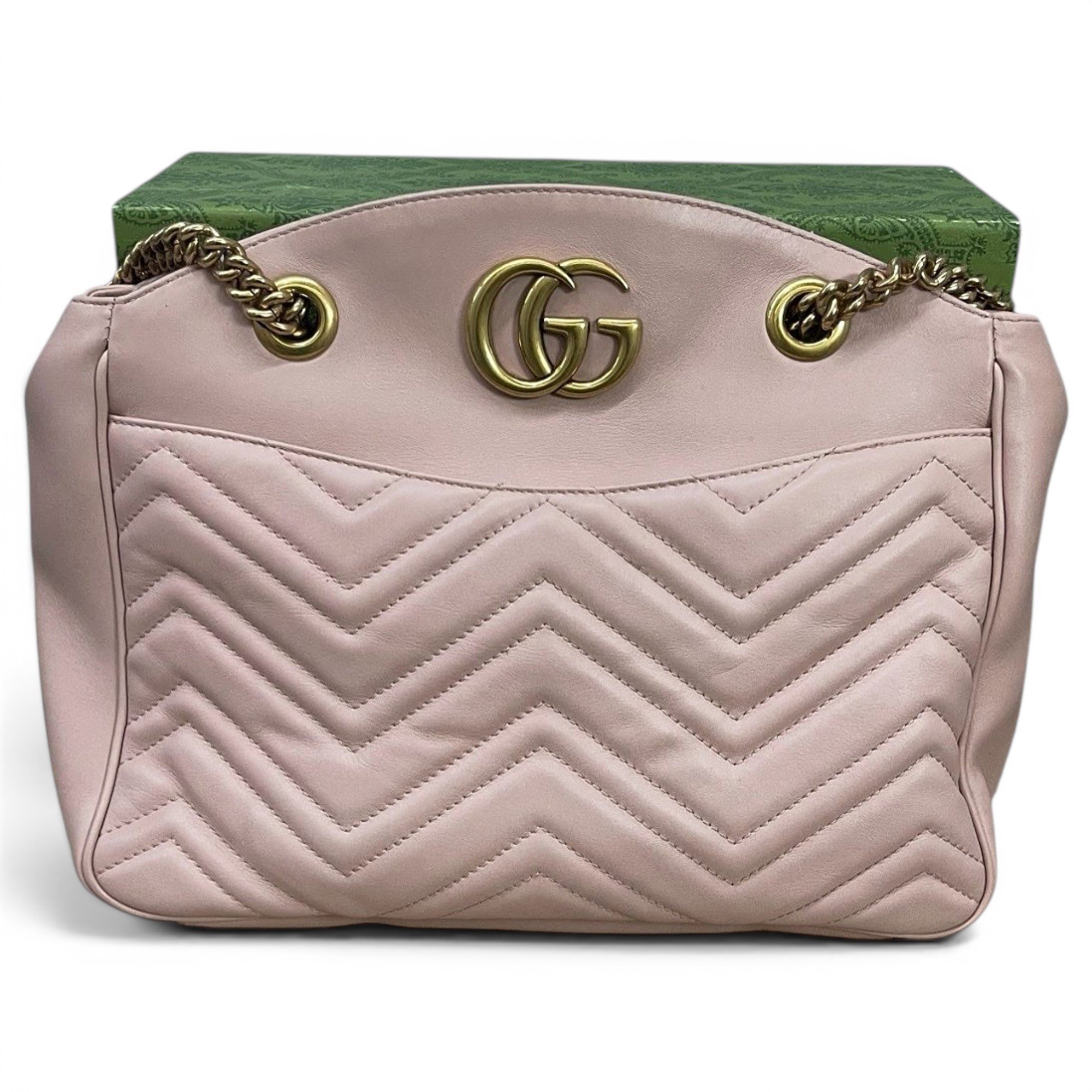 GG Marmont Zip leather handbag