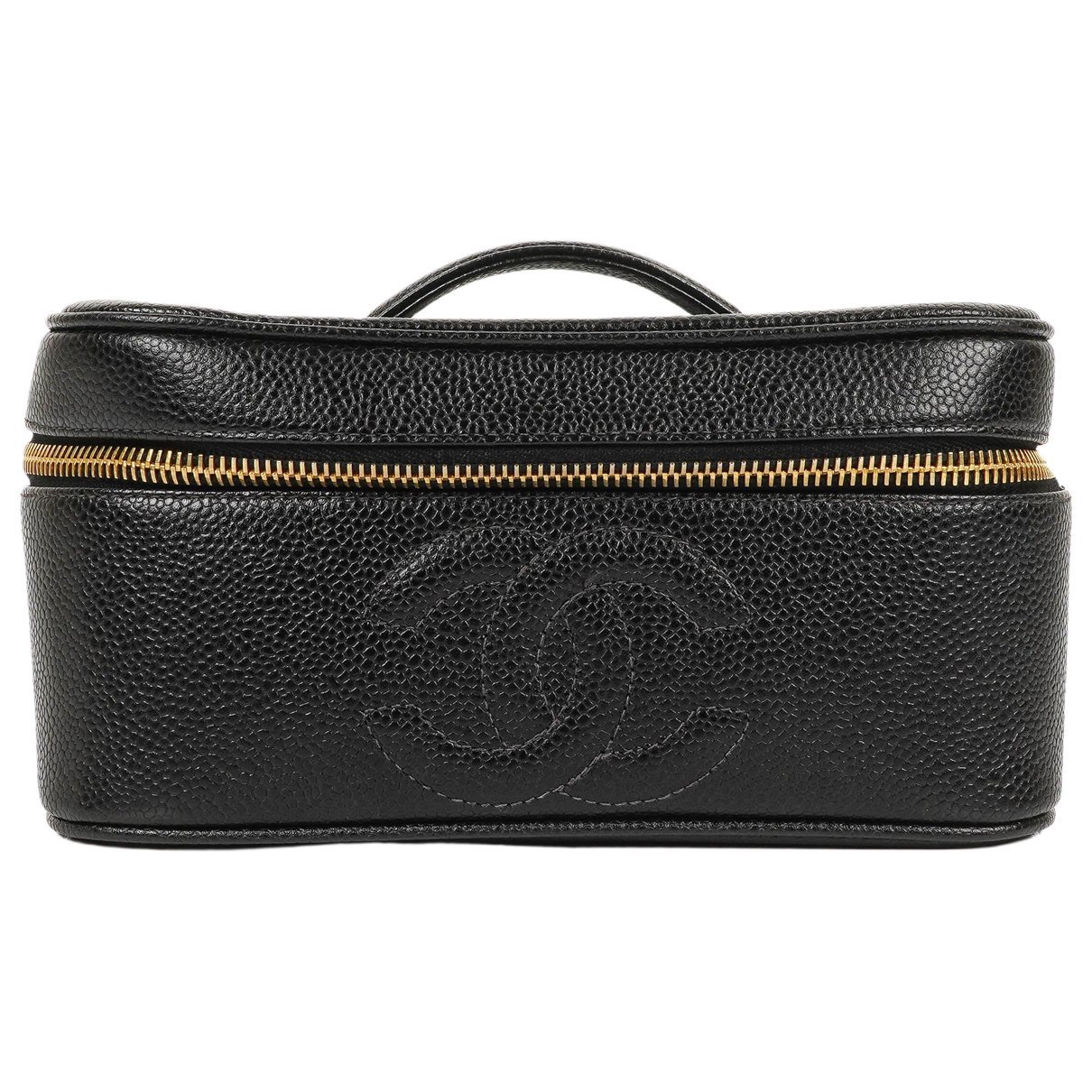 Vanity leather handbag