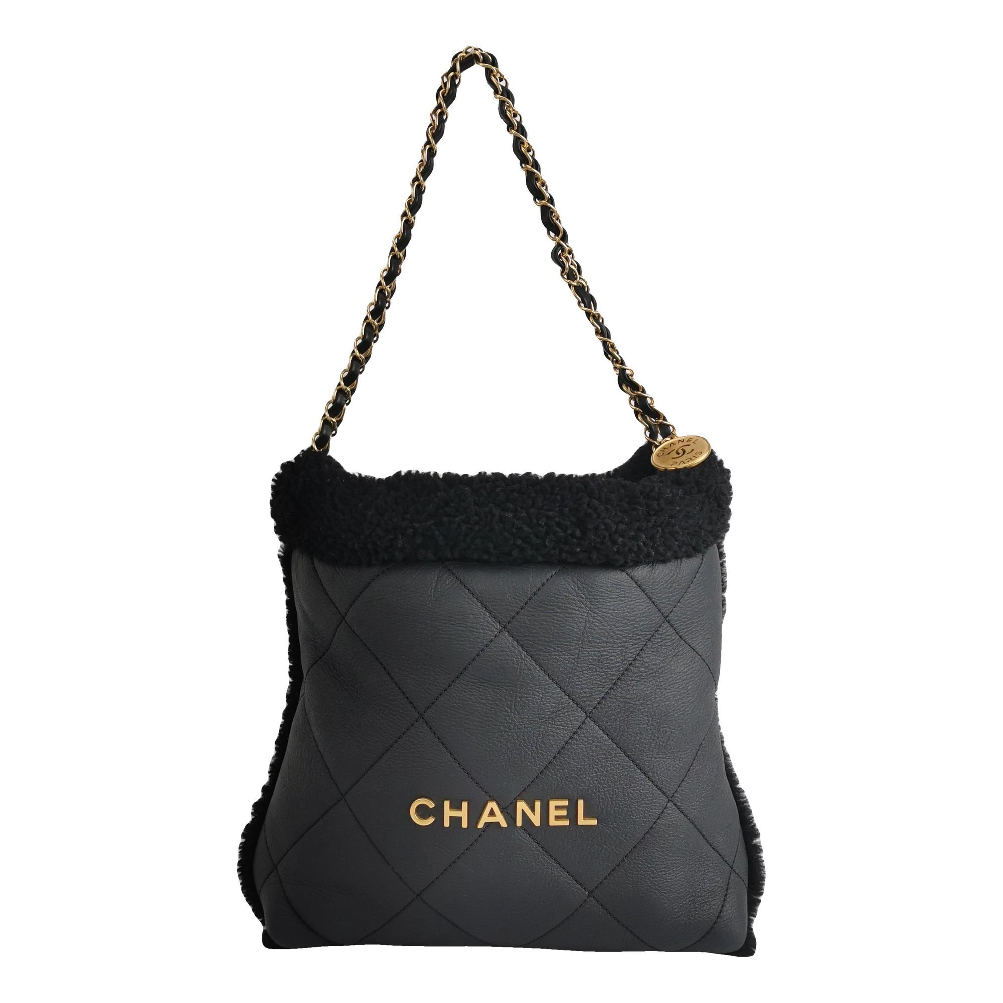 Chanel 22 tweed bag