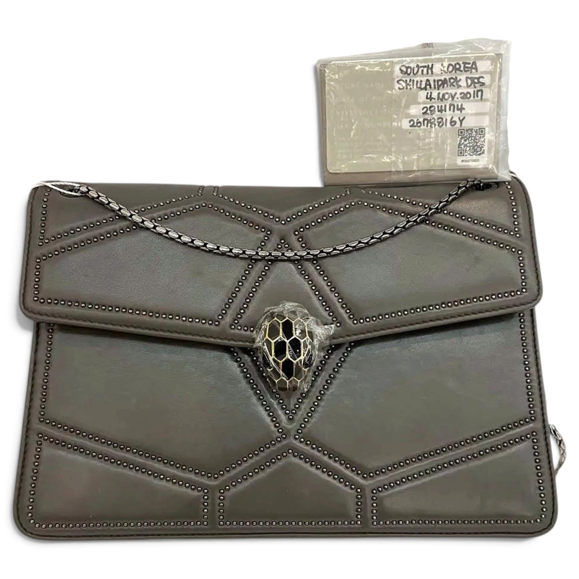 Serpenti leather crossbody bag