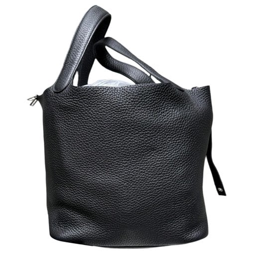 Picotin leather tote