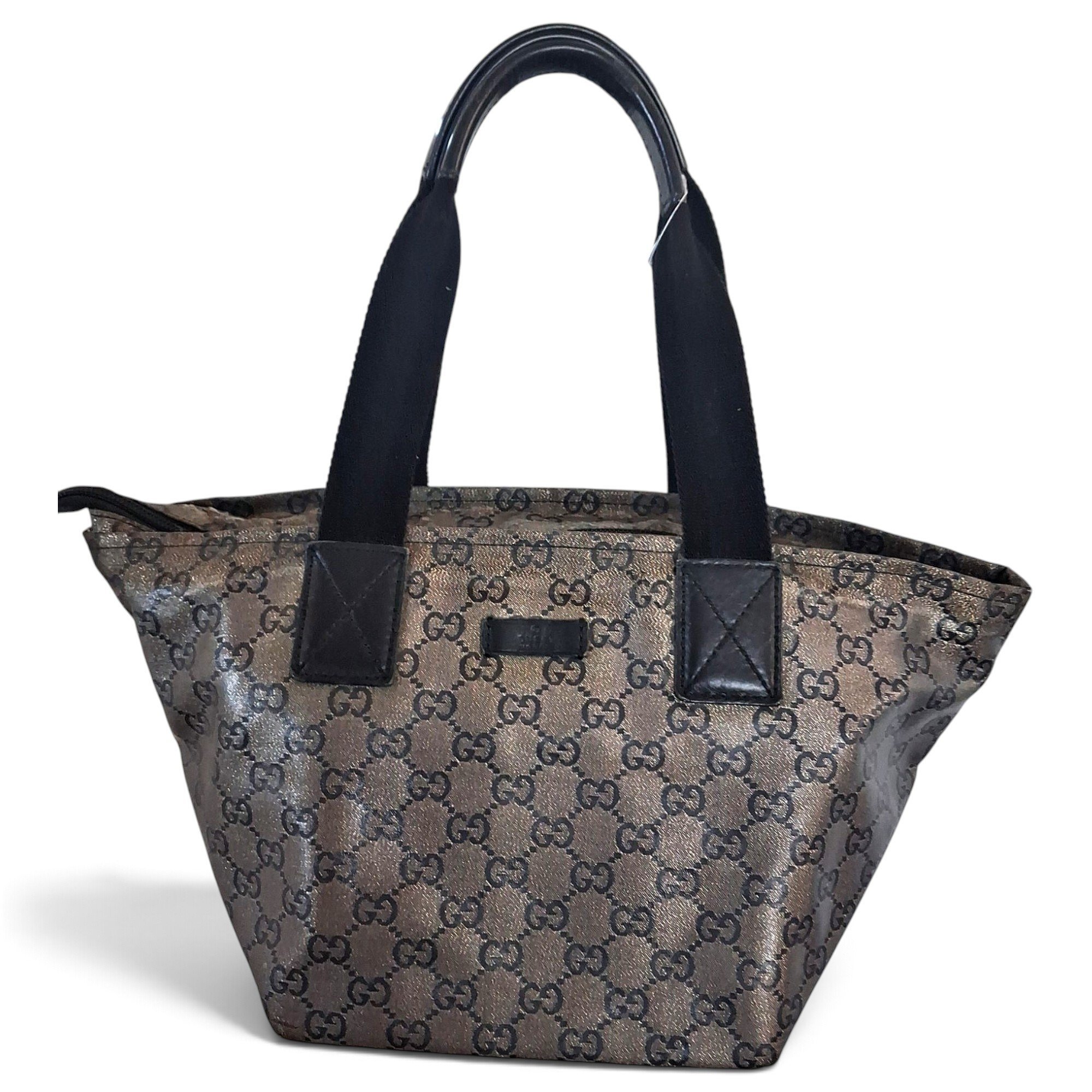 Leather tote