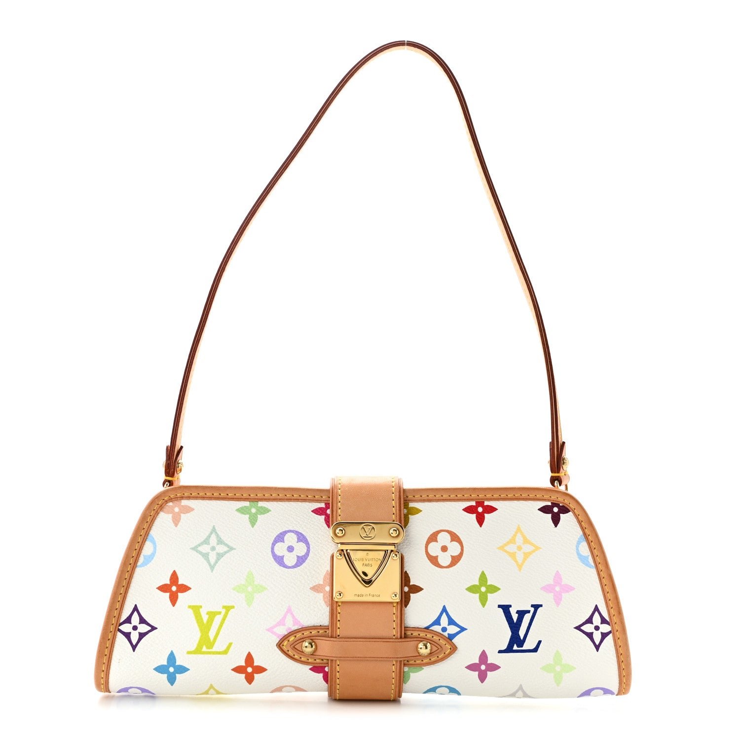 Louis Vuitton Monogram Multicolor Shirley White