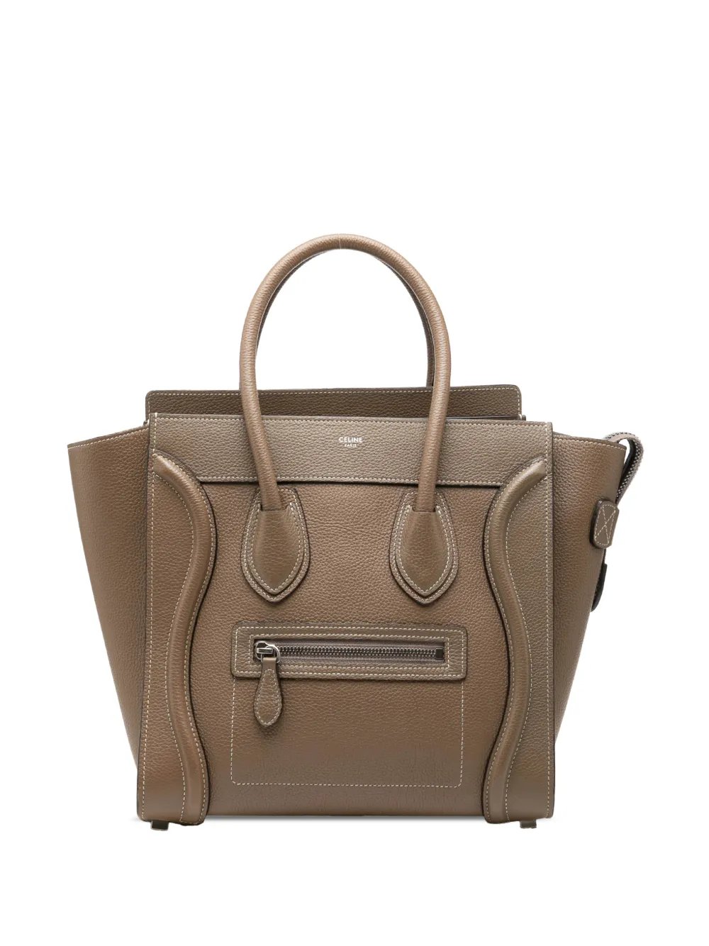 2022 Micro Leather Luggage tote bag