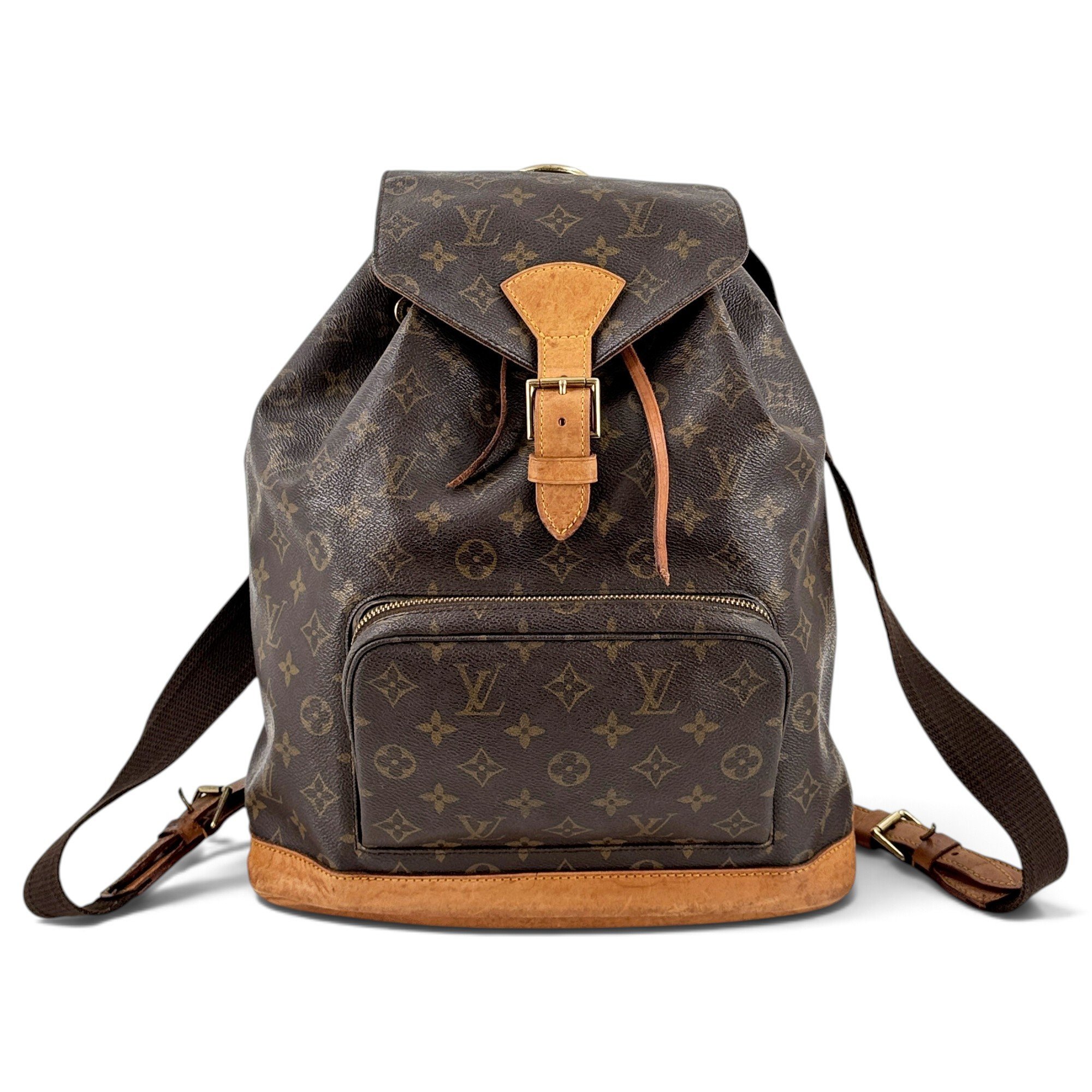 Montsouris leather backpack