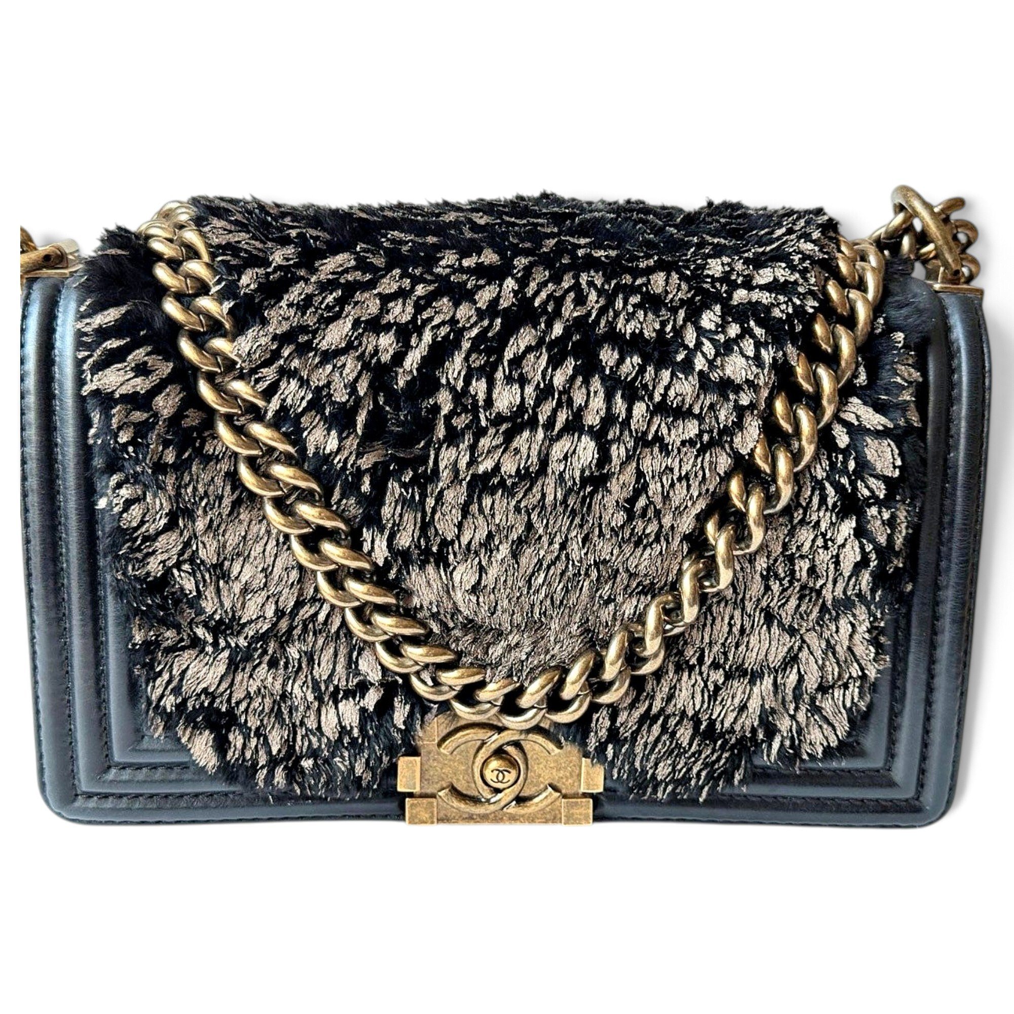 Boy leather crossbody bag