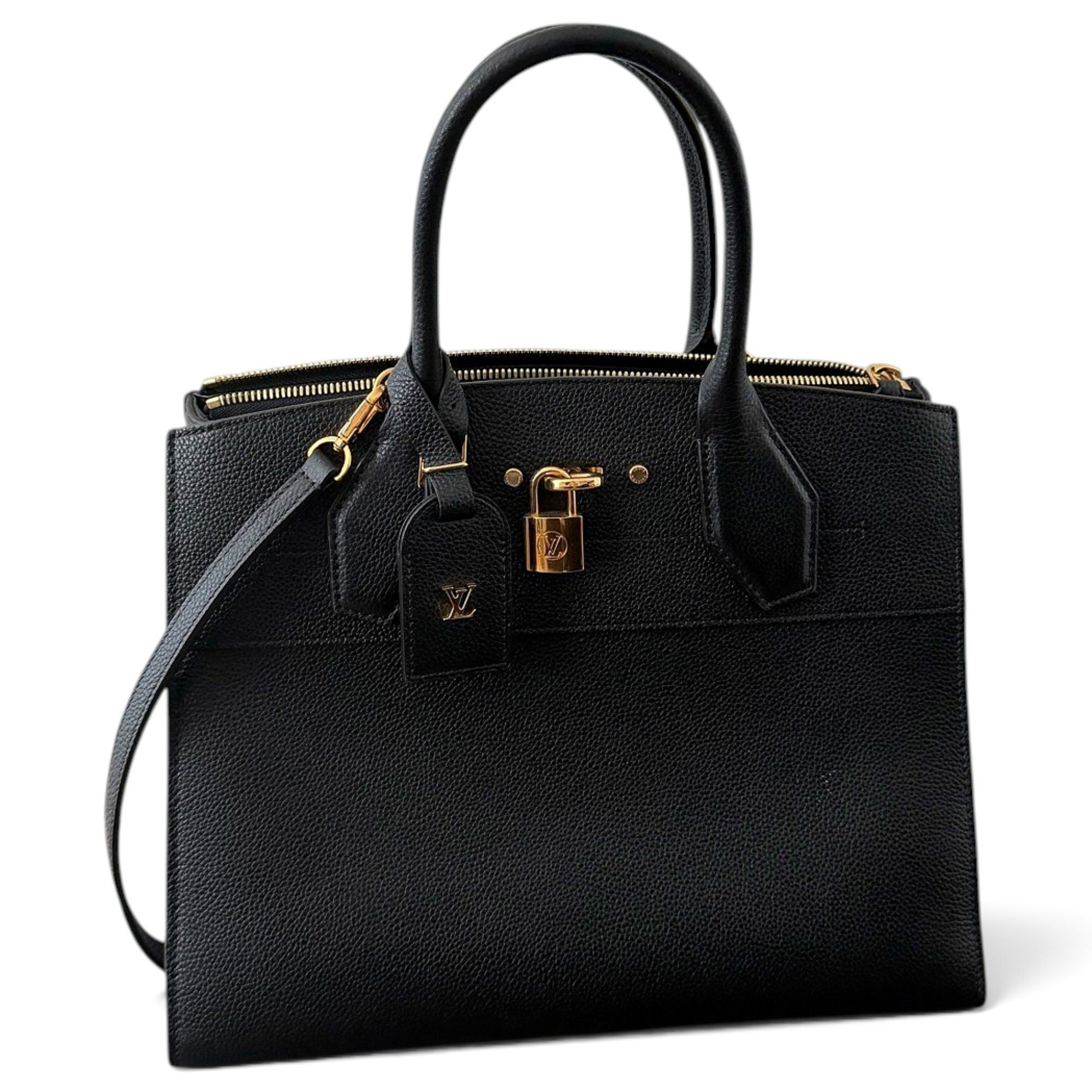 Leather tote