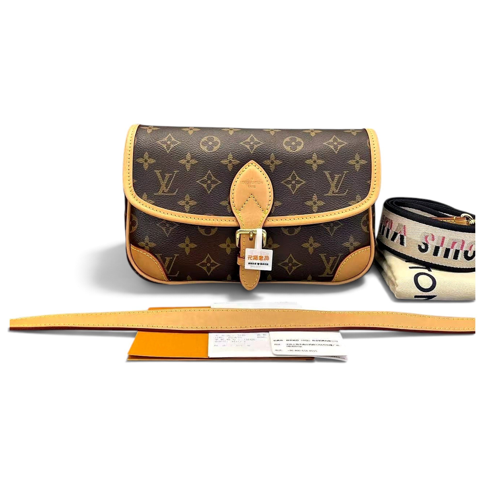 Louis Vuitton Diane leather crossbody bag
