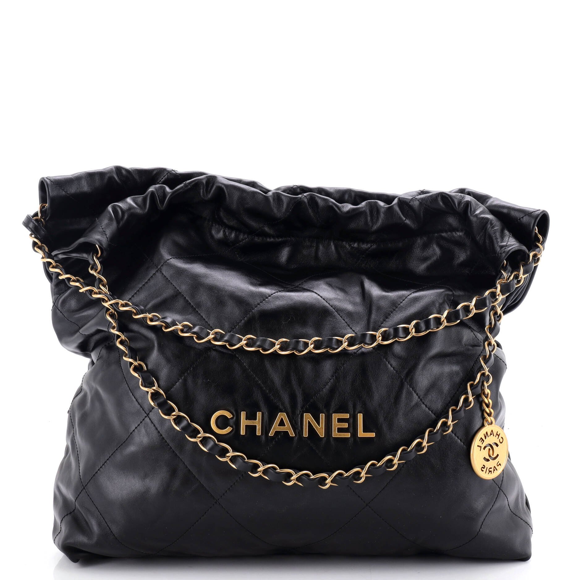 22 Chain Hobo Quilted Calfskin Medium