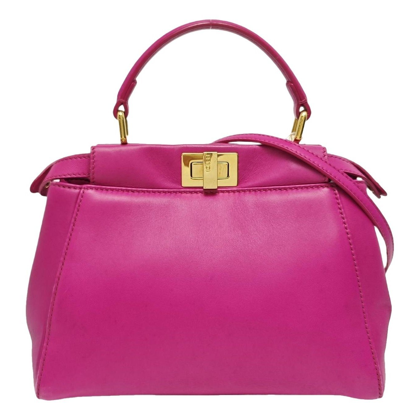 Peekaboo leather handbag