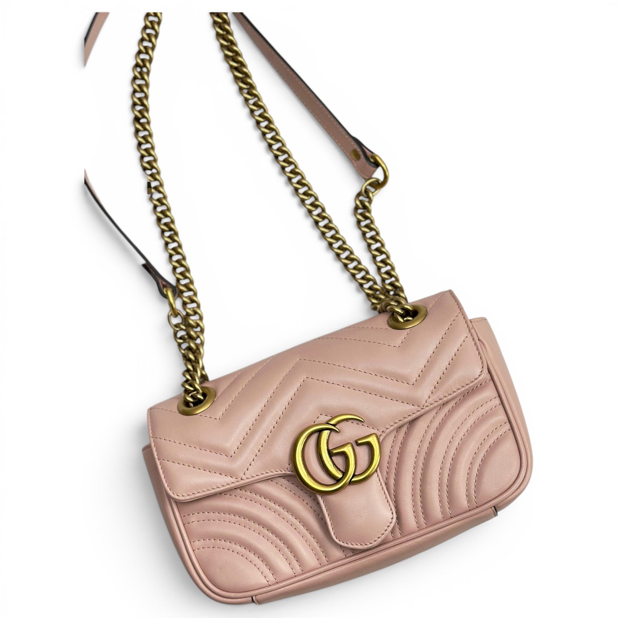 GG Marmont Flap leather handbag