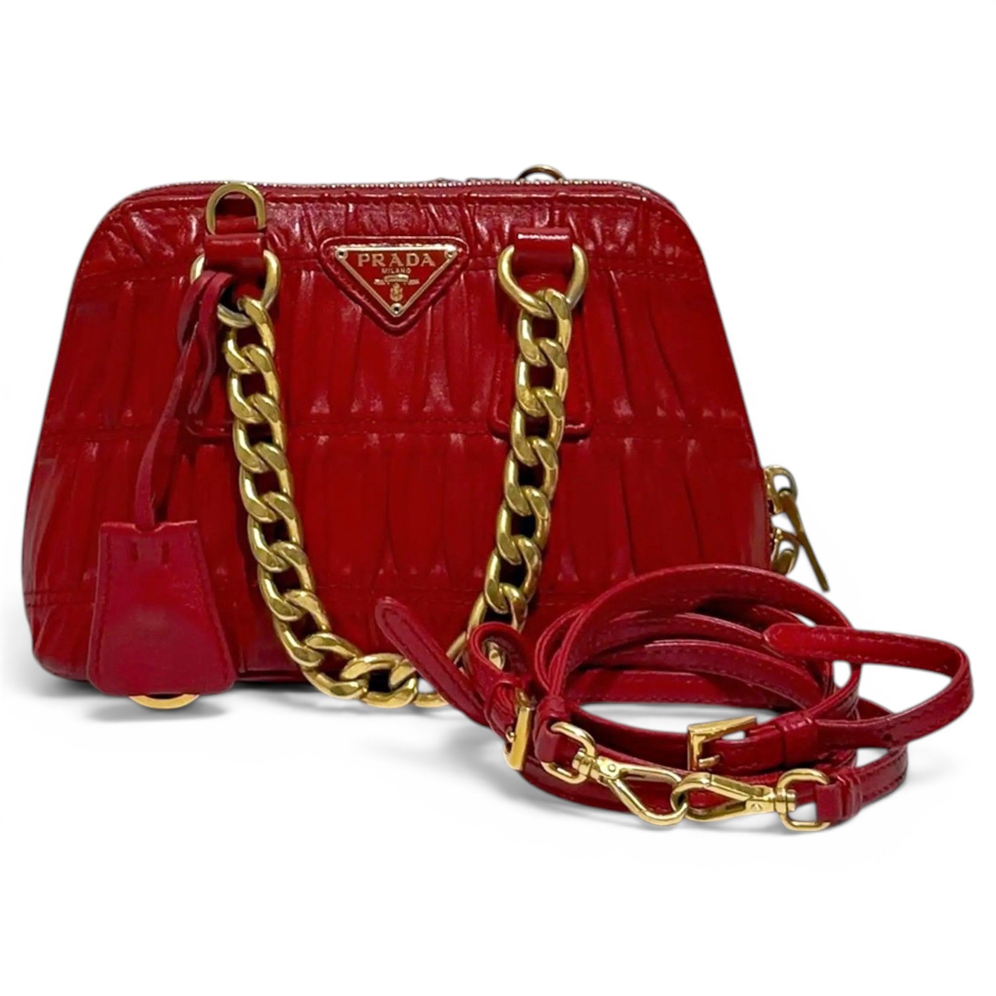 Leather crossbody bag
