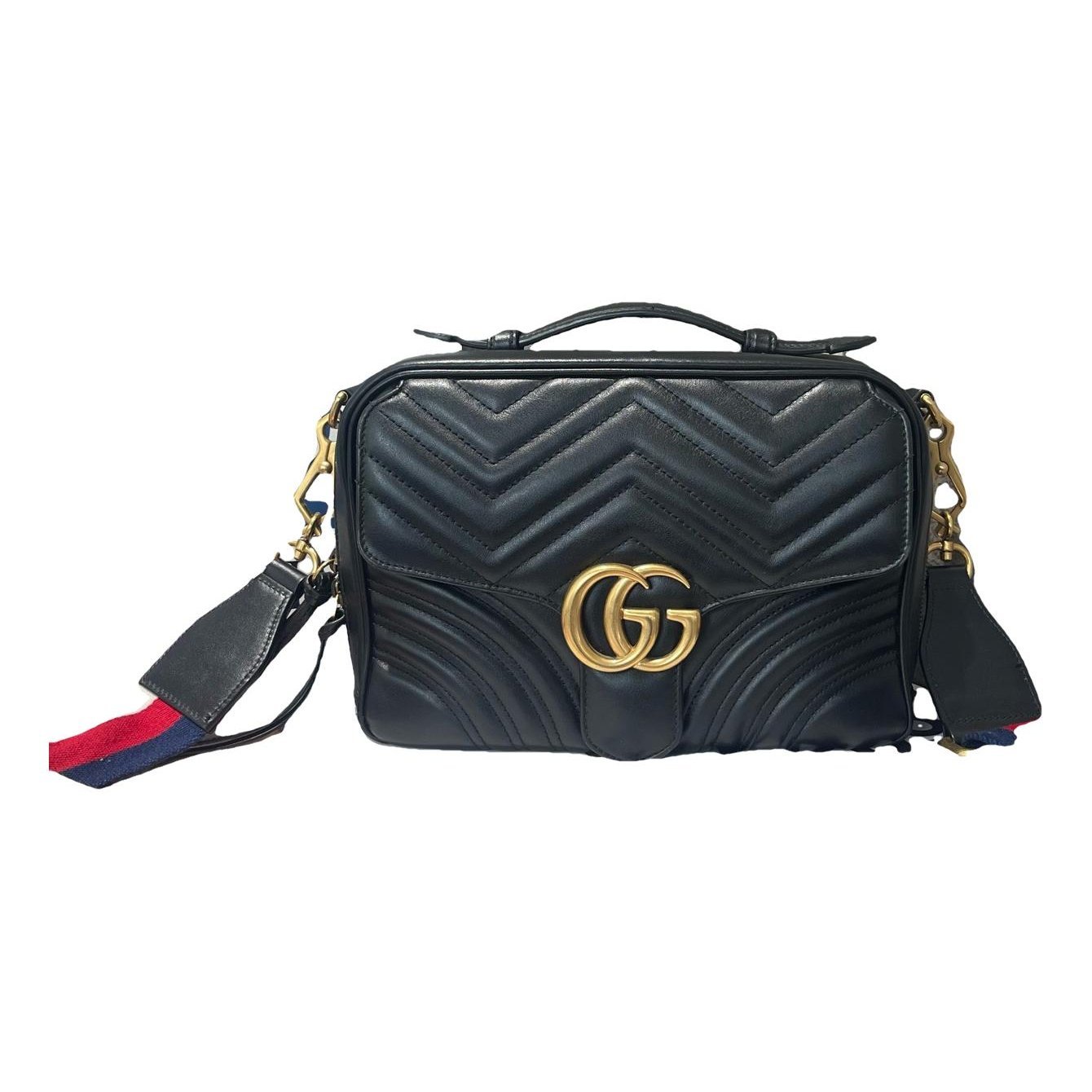 GG Marmont Flap leather handbag