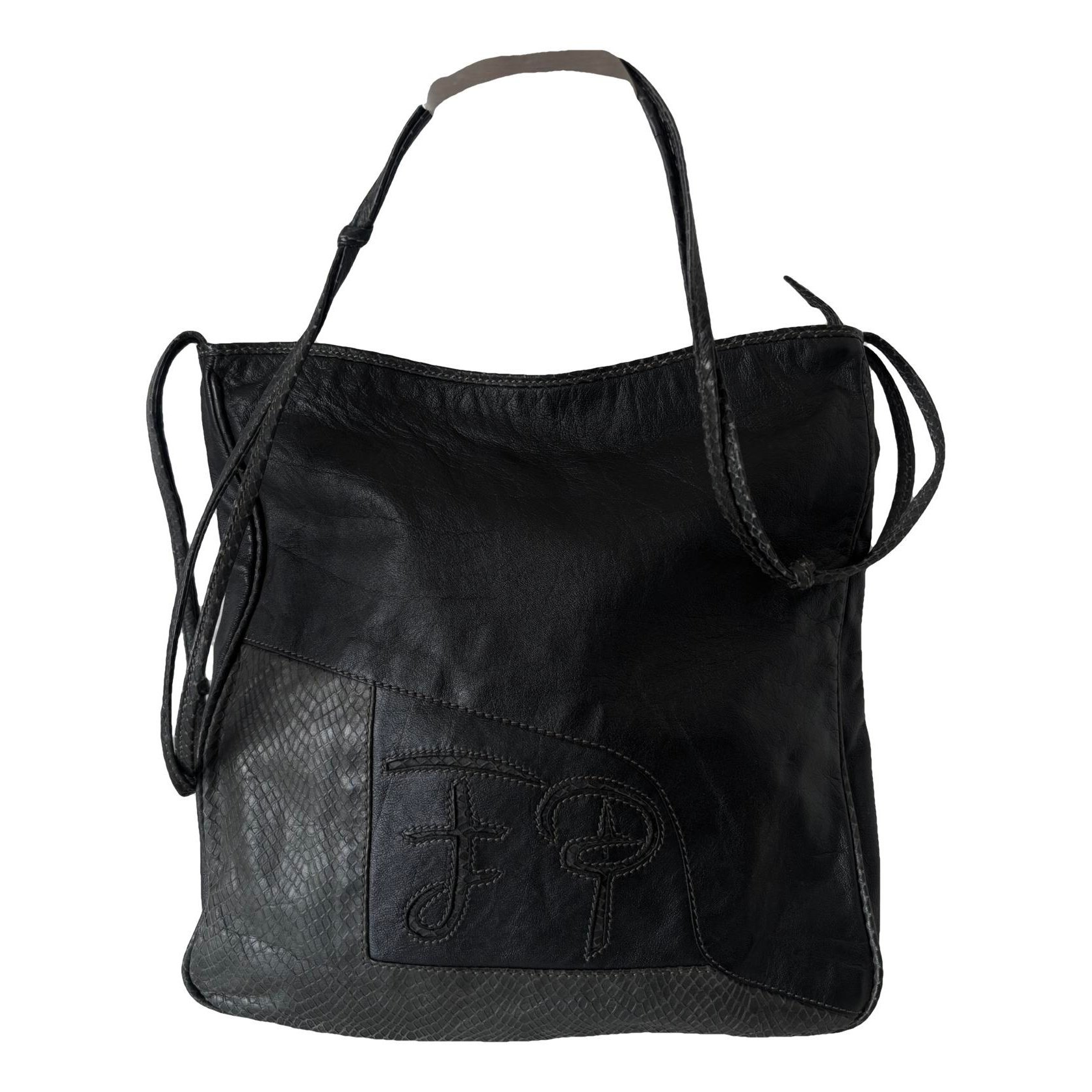 Leather handbag