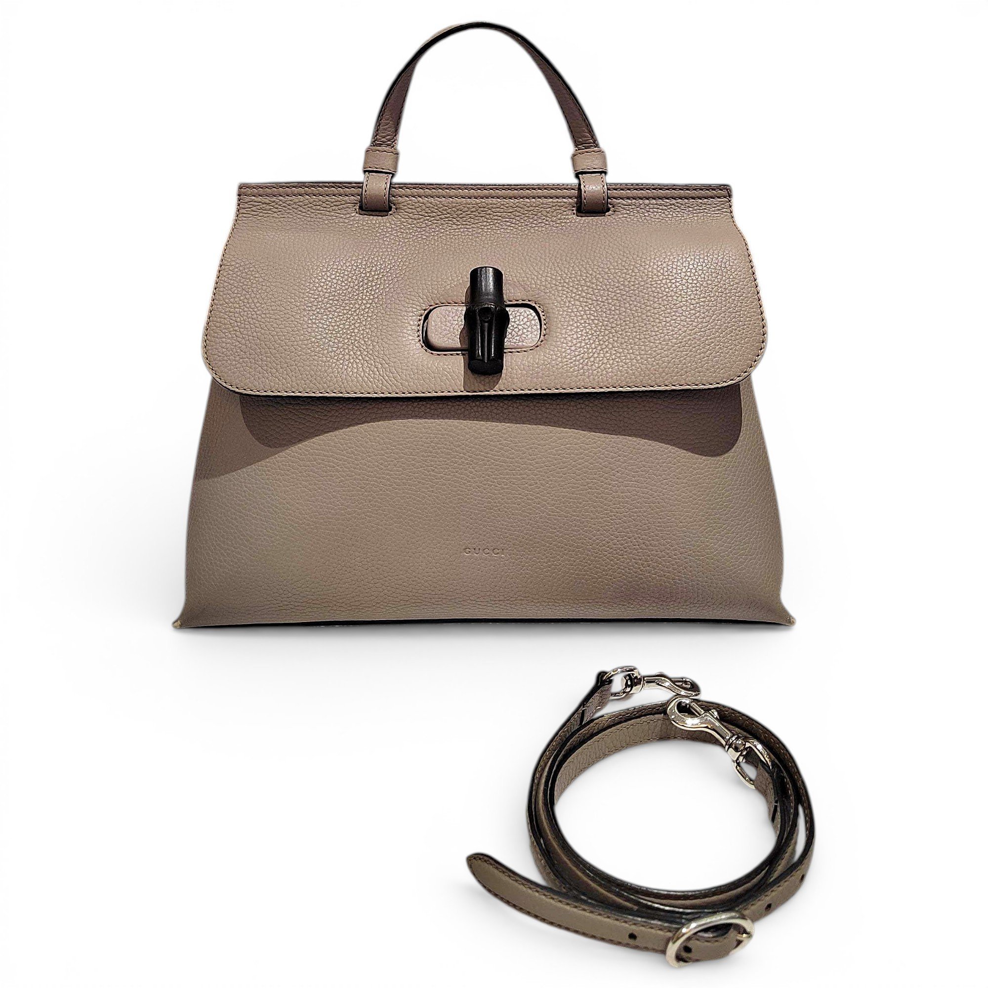 Bamboo Daily Top Handle leather handbag